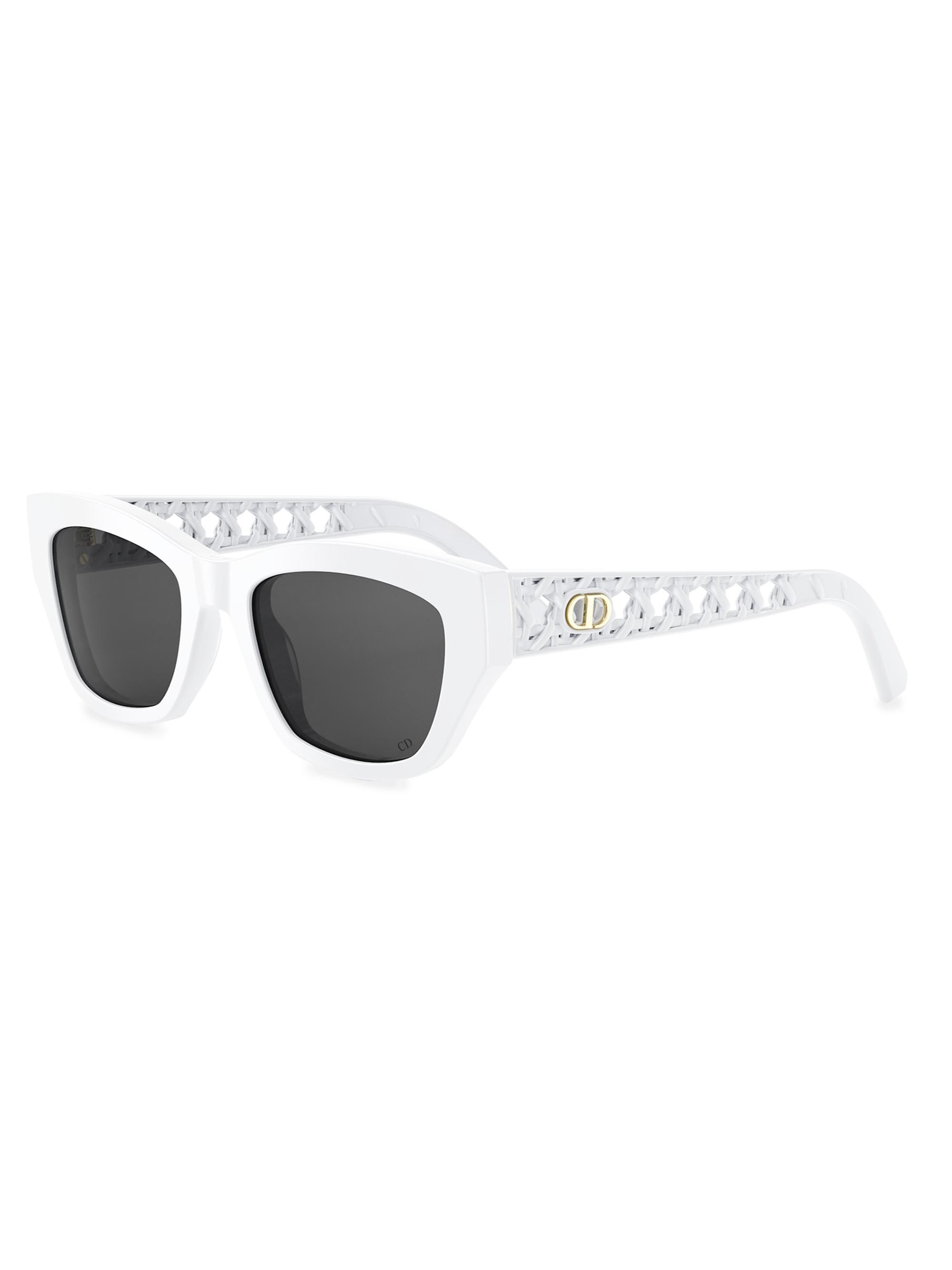 DIOR Women's VeryDior S2I 53MM Butterfly Sunglasses - White Smoke