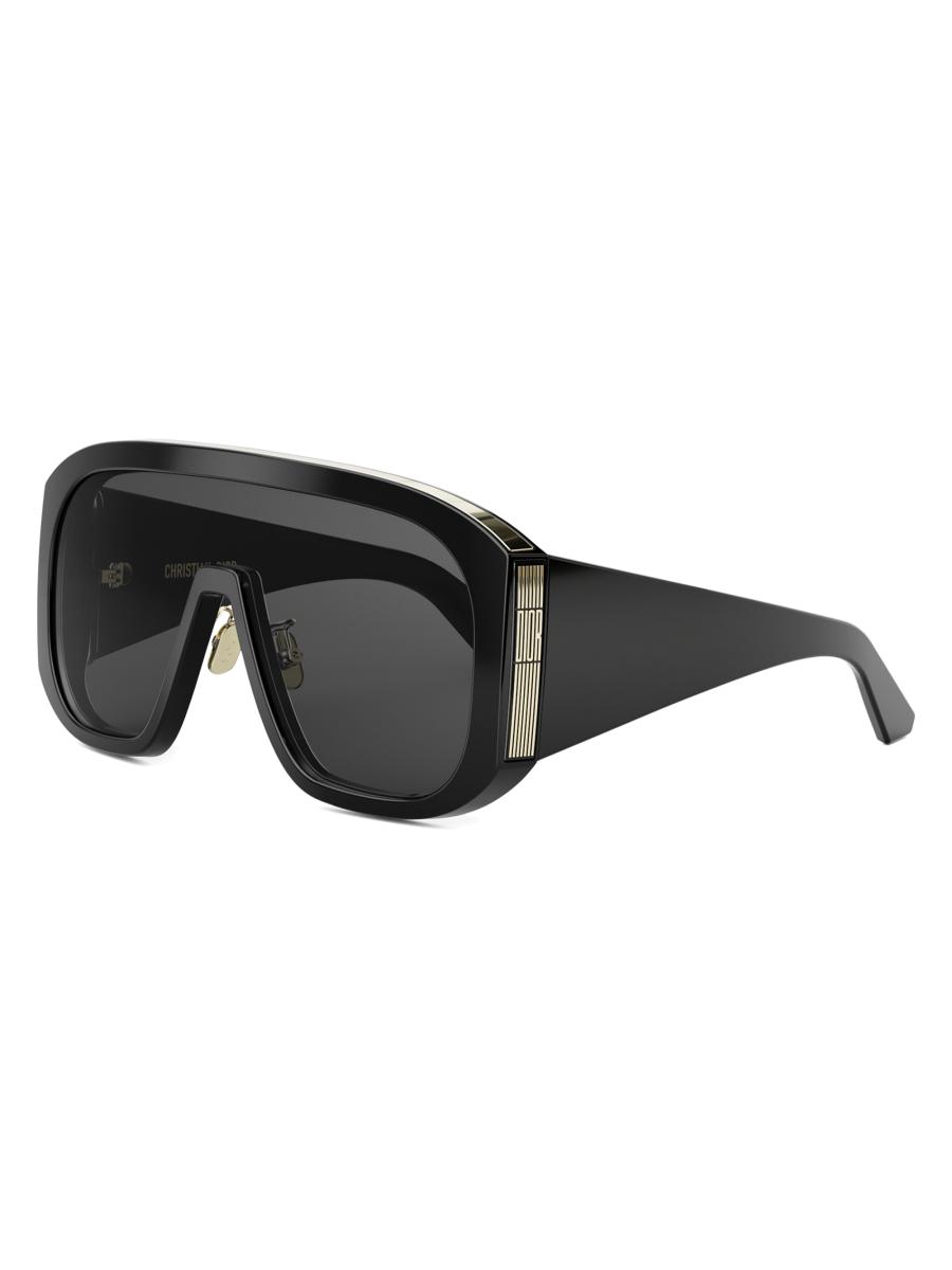 サングラス Dior Diorgraphique M2U DiorGraphique M2U mask sunglasses in black - Dior Eyewear