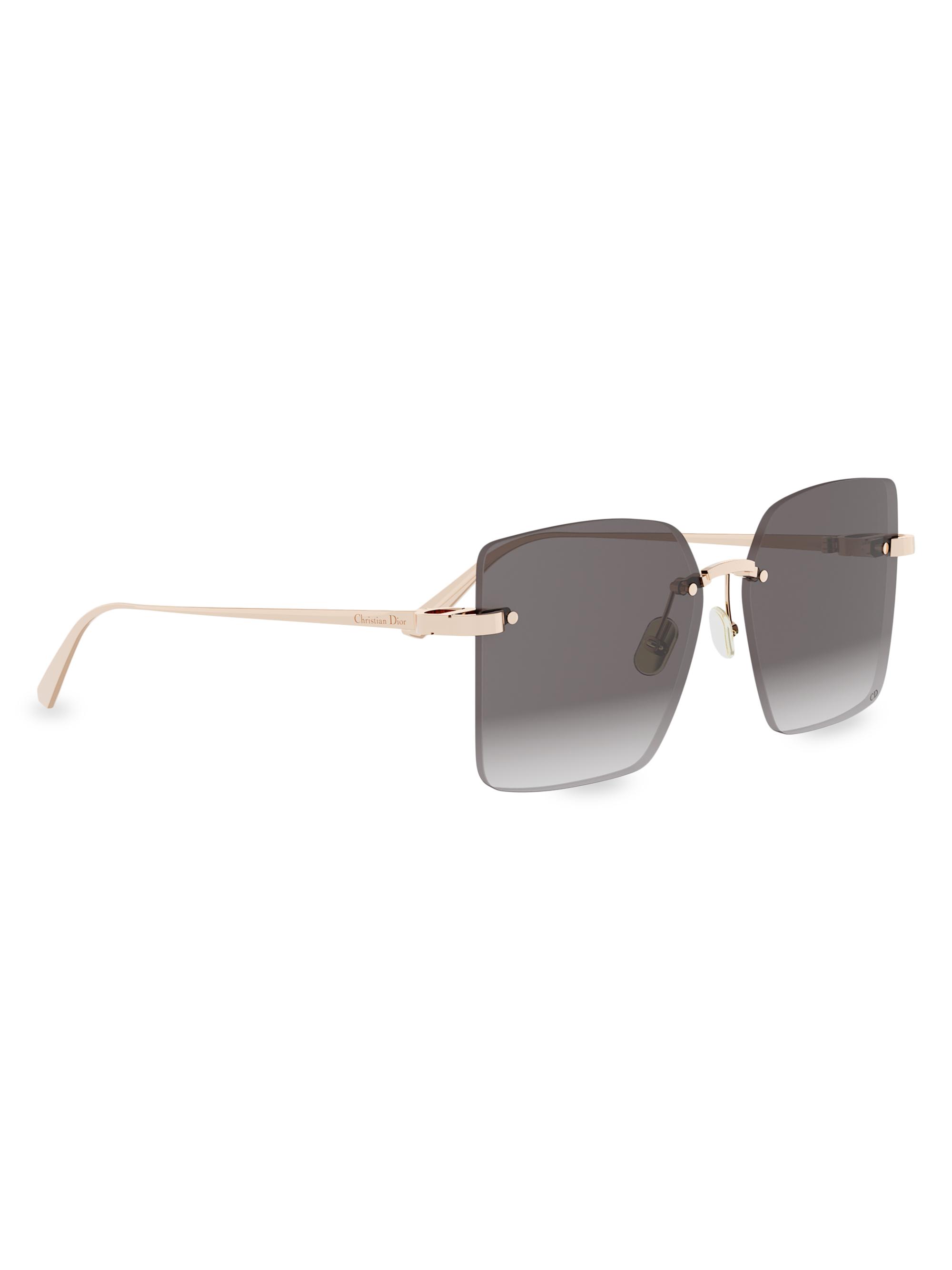 DIOR CDior S3U 58MM Square Sunglasses | Saks Fifth Avenue