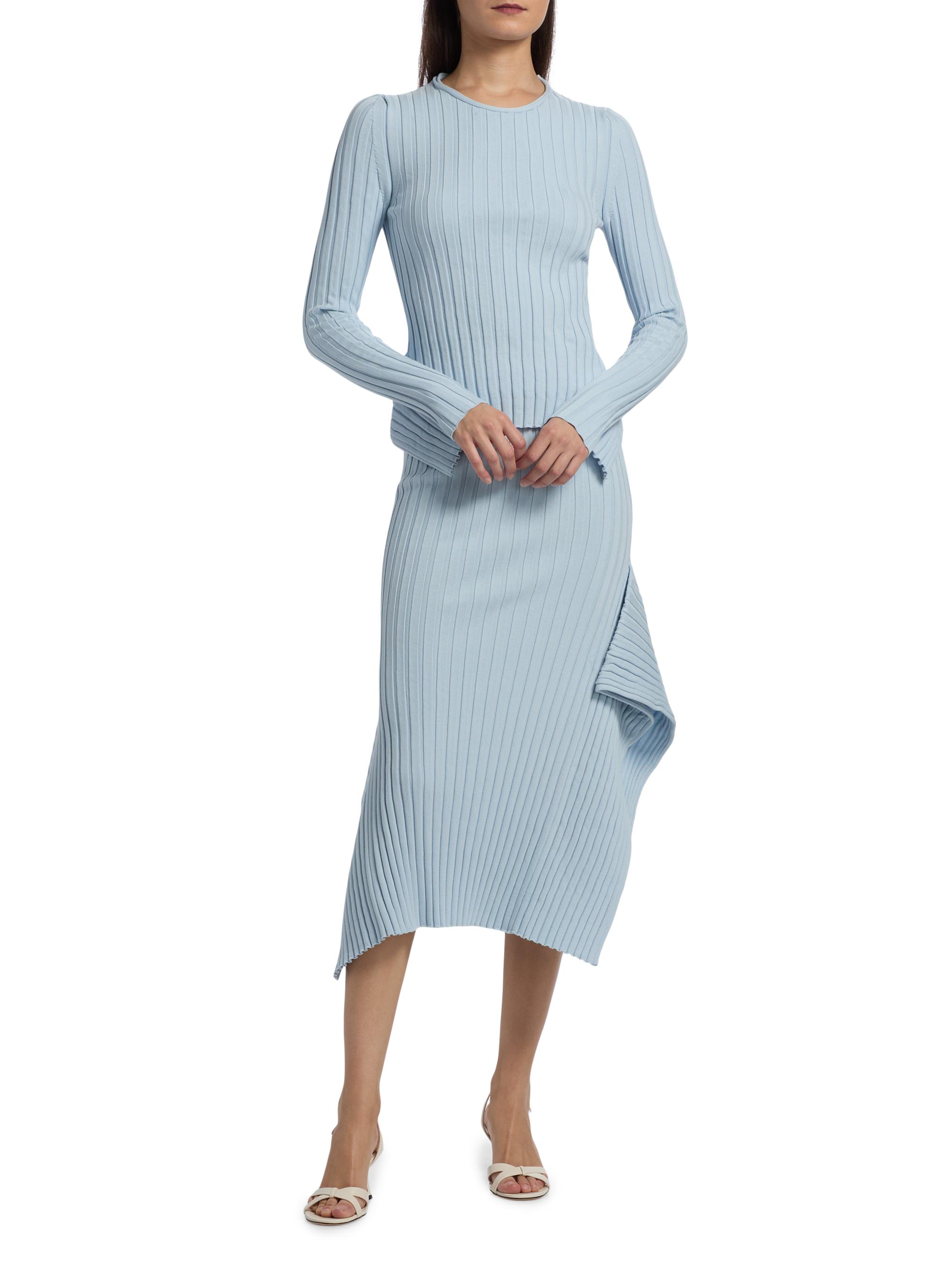 Stella McCartney Textured Knit Long-Sleeve Top | Saks Fifth Avenue