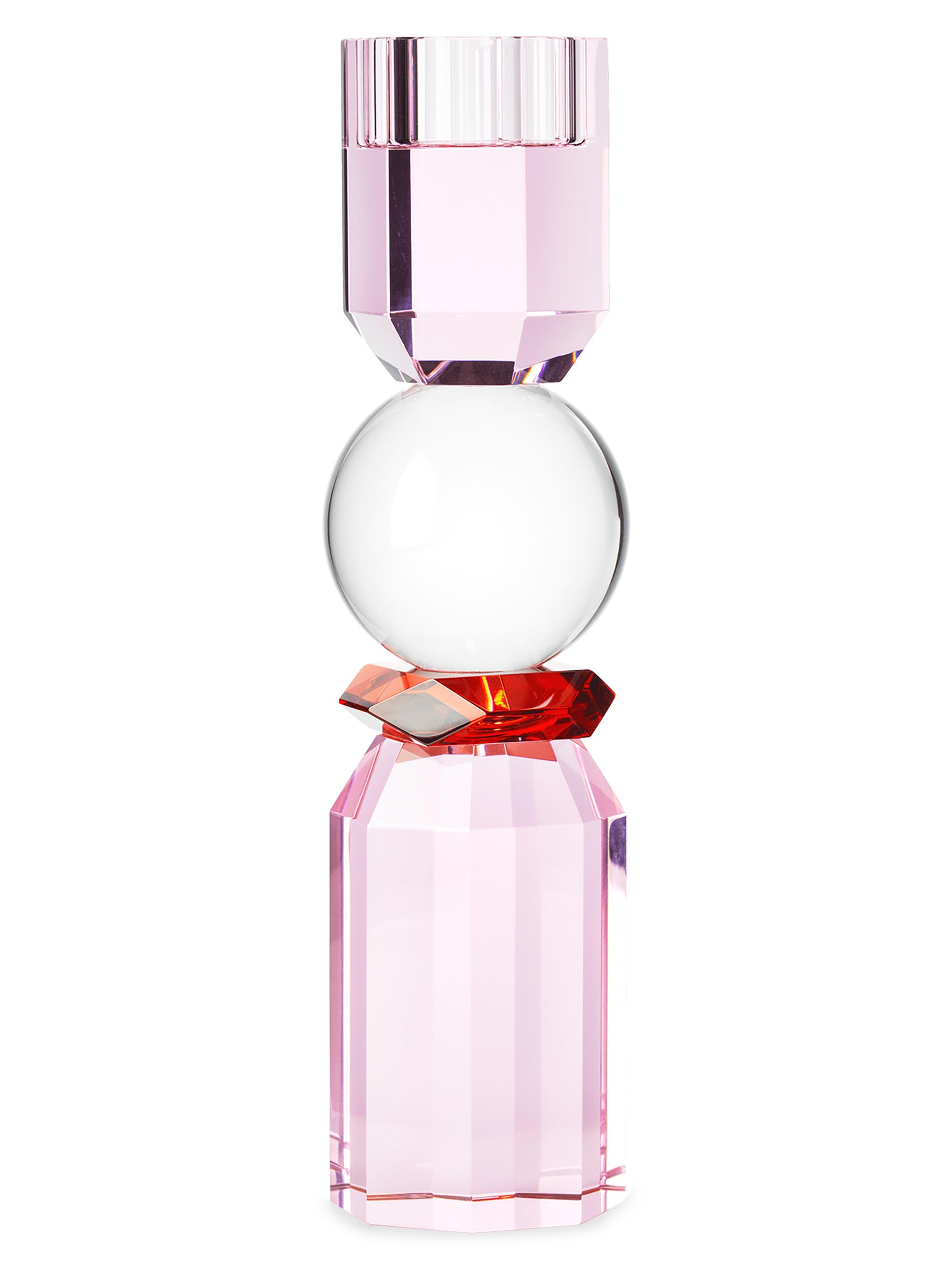 Reflections Copenhagen Memphis Tea Light Holder - Clear Rose