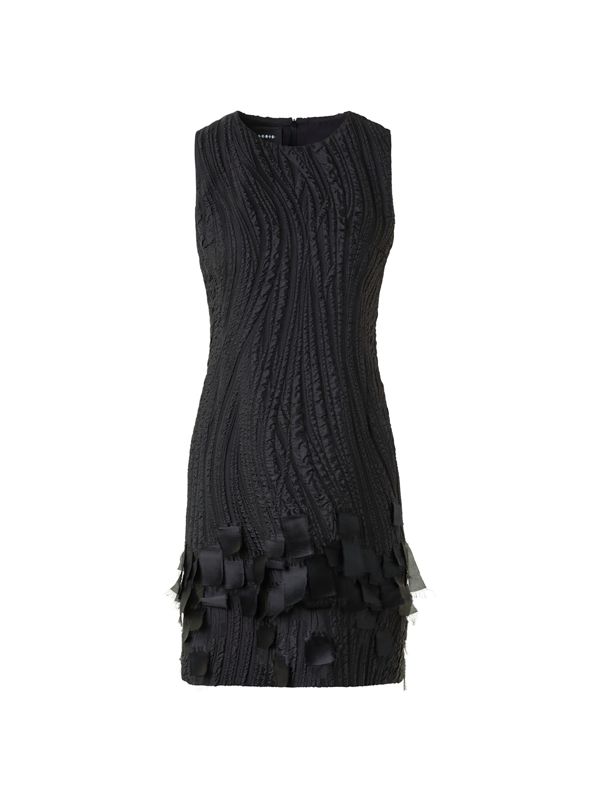Akris Women's Textured Silk-Blend Sheath Dress - Black