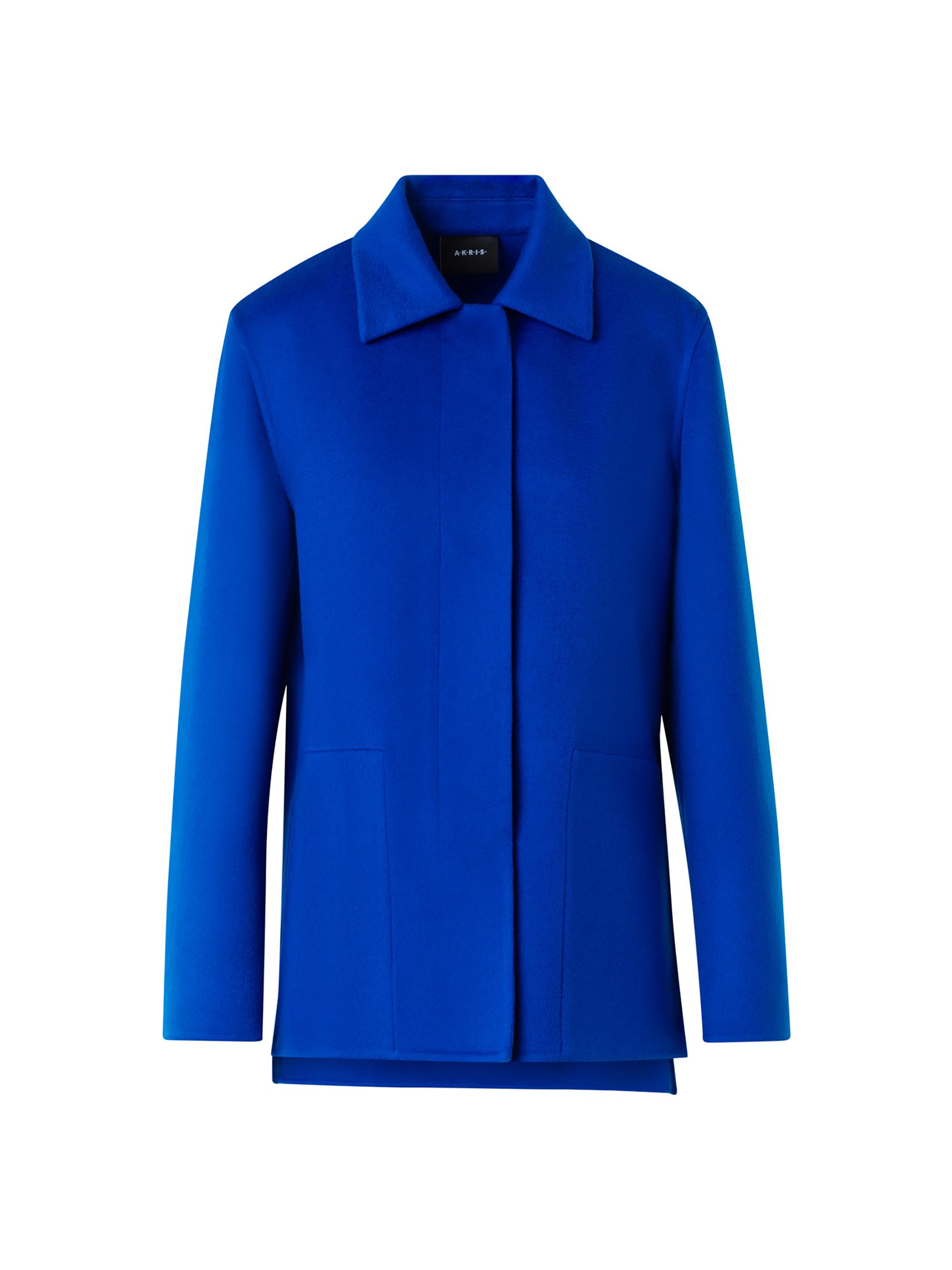 Akris Women's Laars Cashmere Long Jacket - Royal Blue