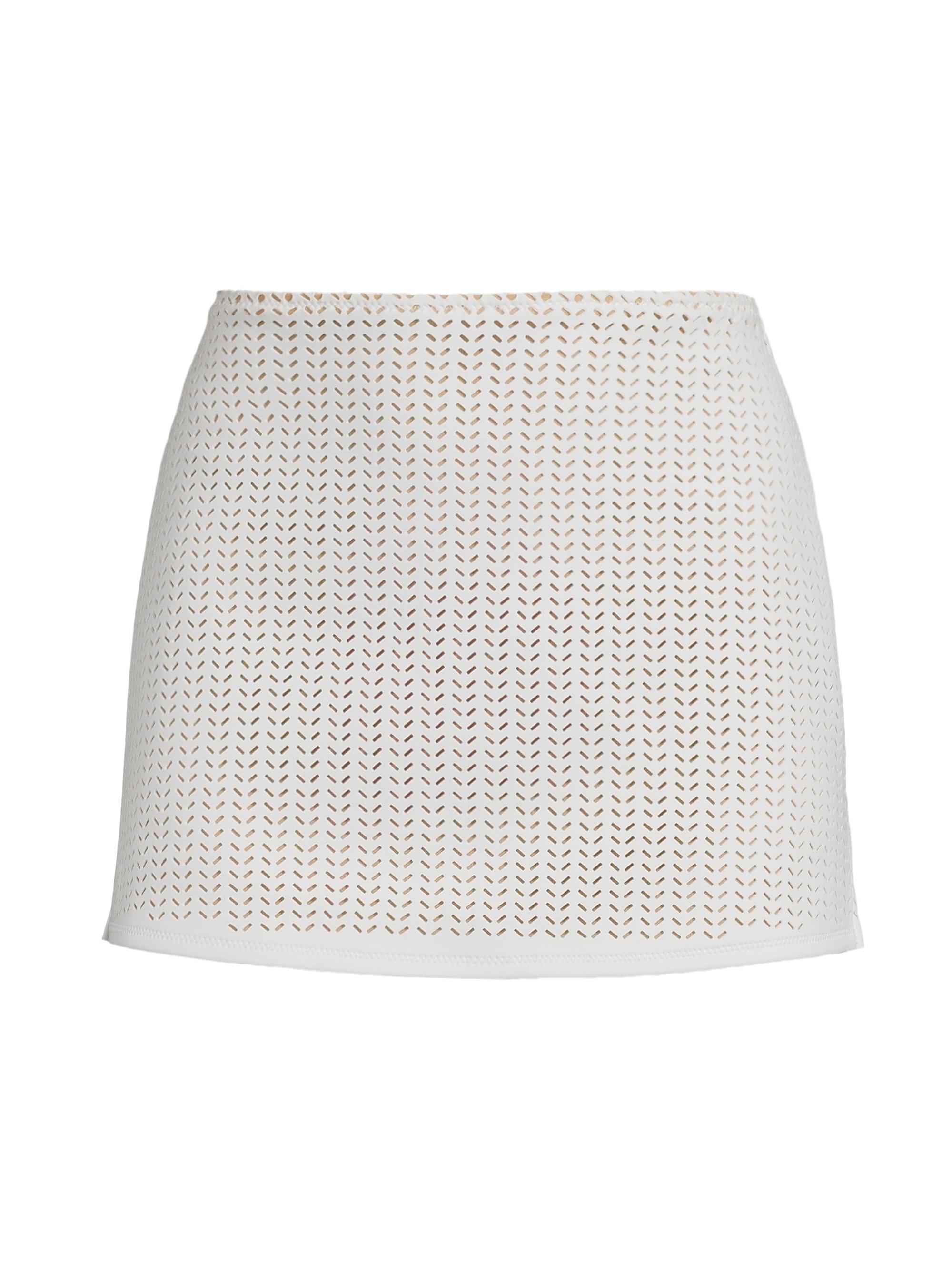 GiGi C Women's Emilia Coverup Miniskirt - White