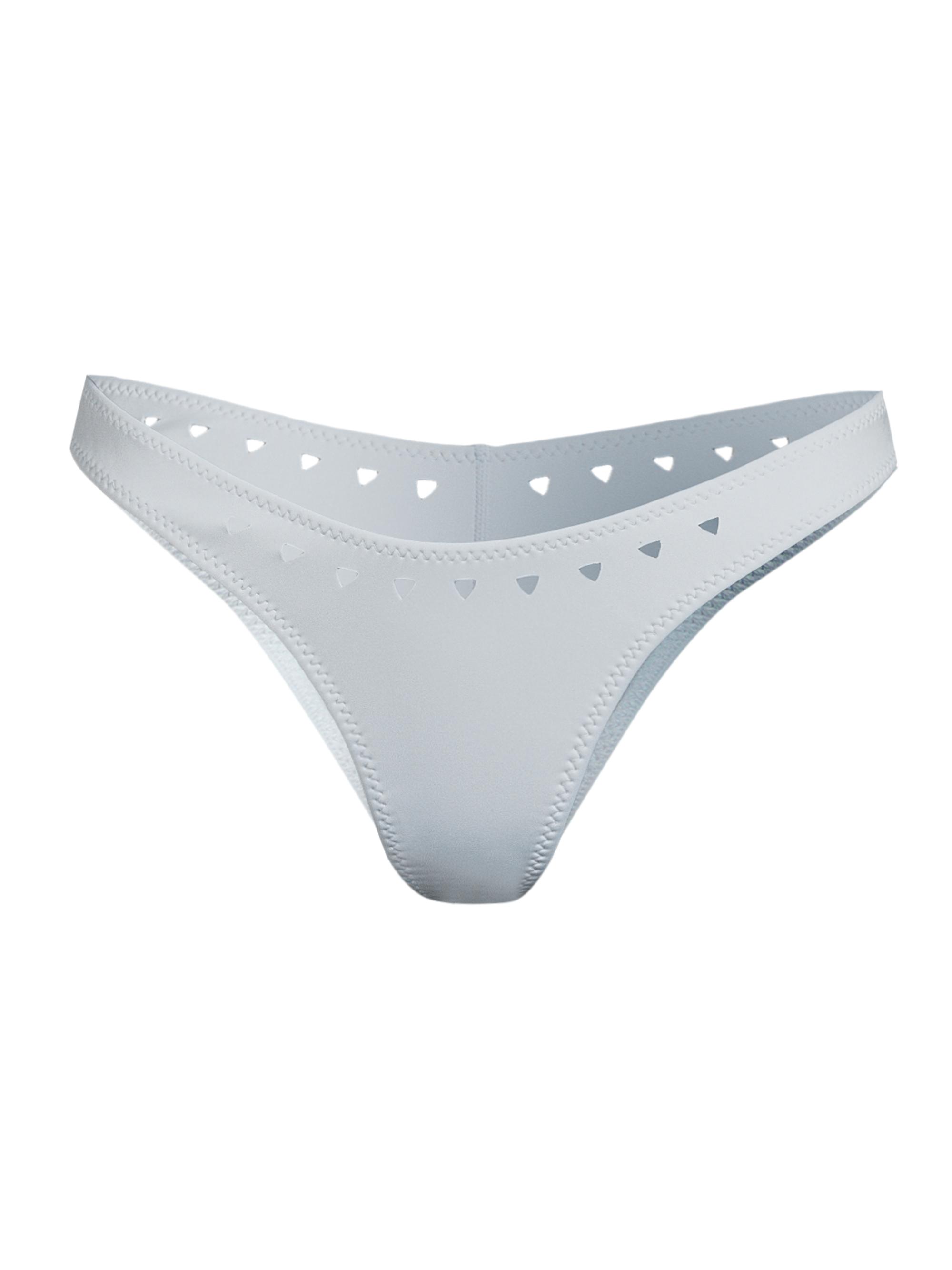 GiGi C Women's Jaclyn Laser-Cut Bikini Bottom - Mist