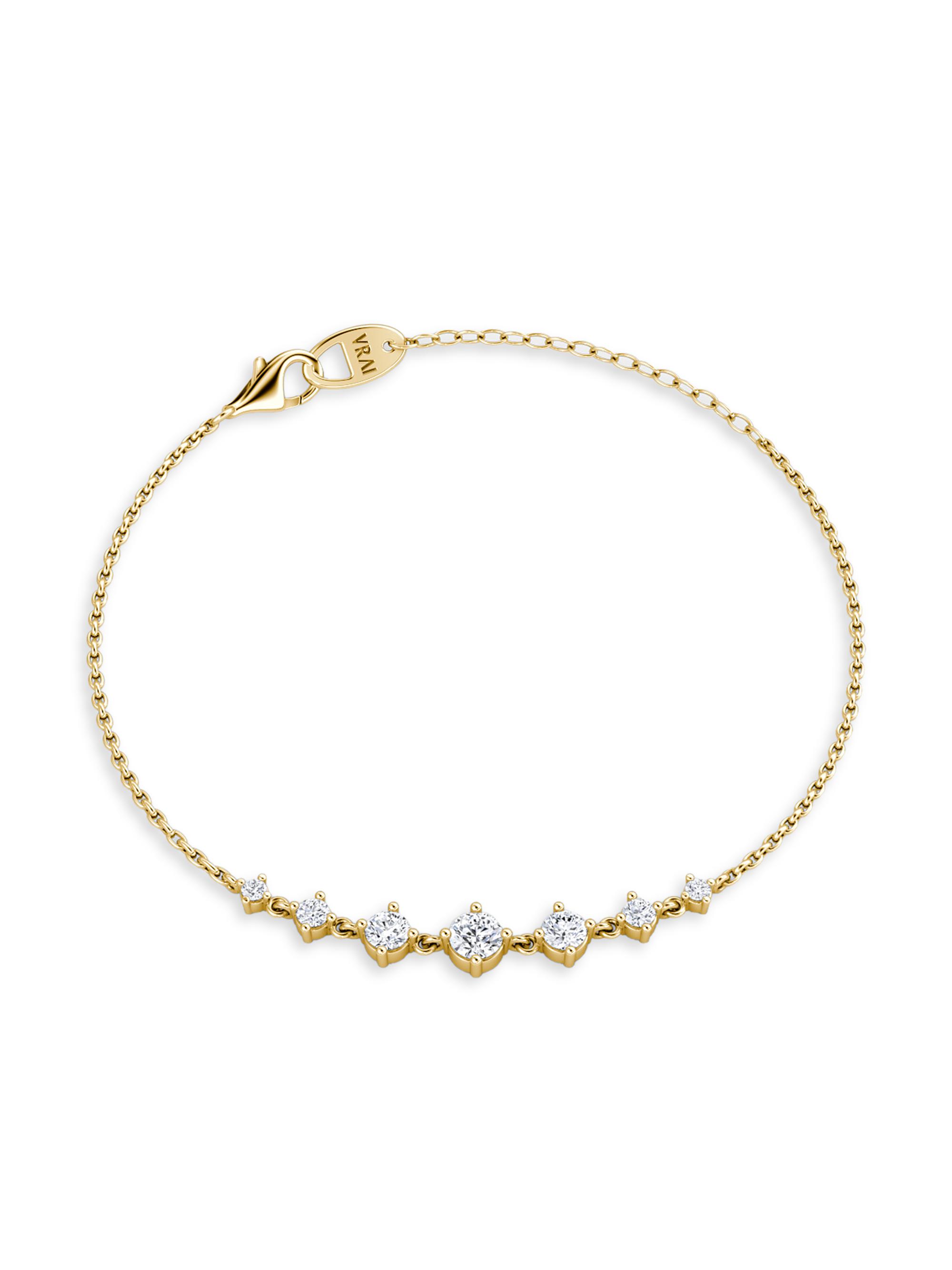 VRAI Women's 14K Gold & 0.48 TCW Lab-Grown Diamond Bracelet - Yellow Gold