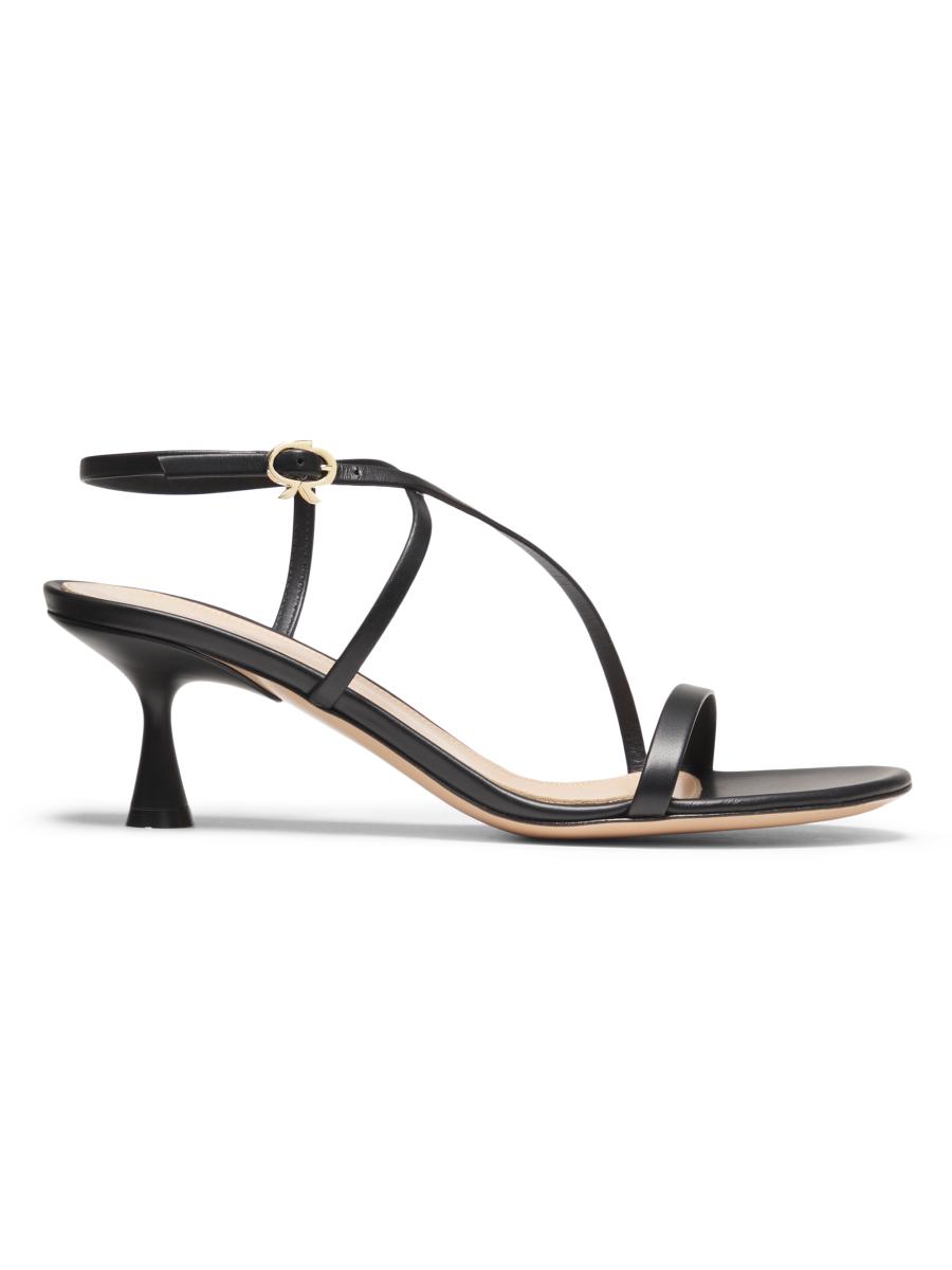 サンダル・ミュール Gianvito Rossi Woven Leather Sandals With Round Open Toe Gianvito Rossi Vitello Glove 55M Sandals | Saks Fifth Avenue