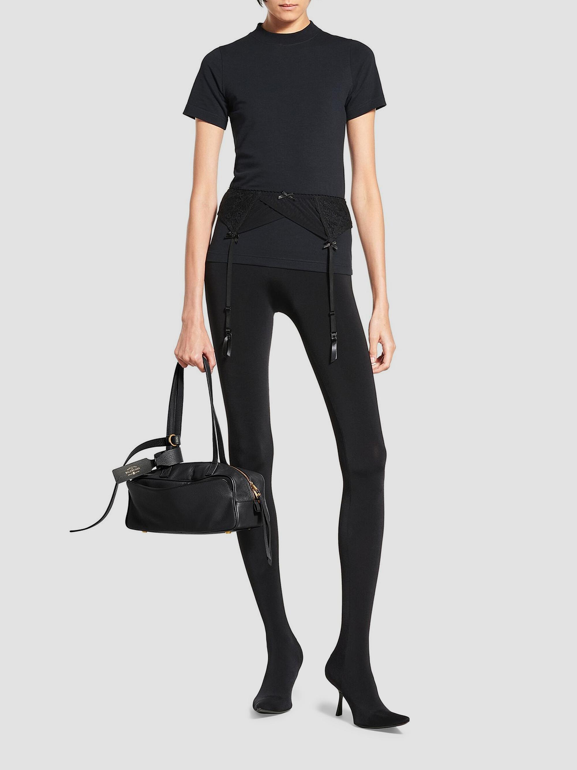 Balenciaga Women's Carrie  Bowling Bag - Black | Thumbnail 9