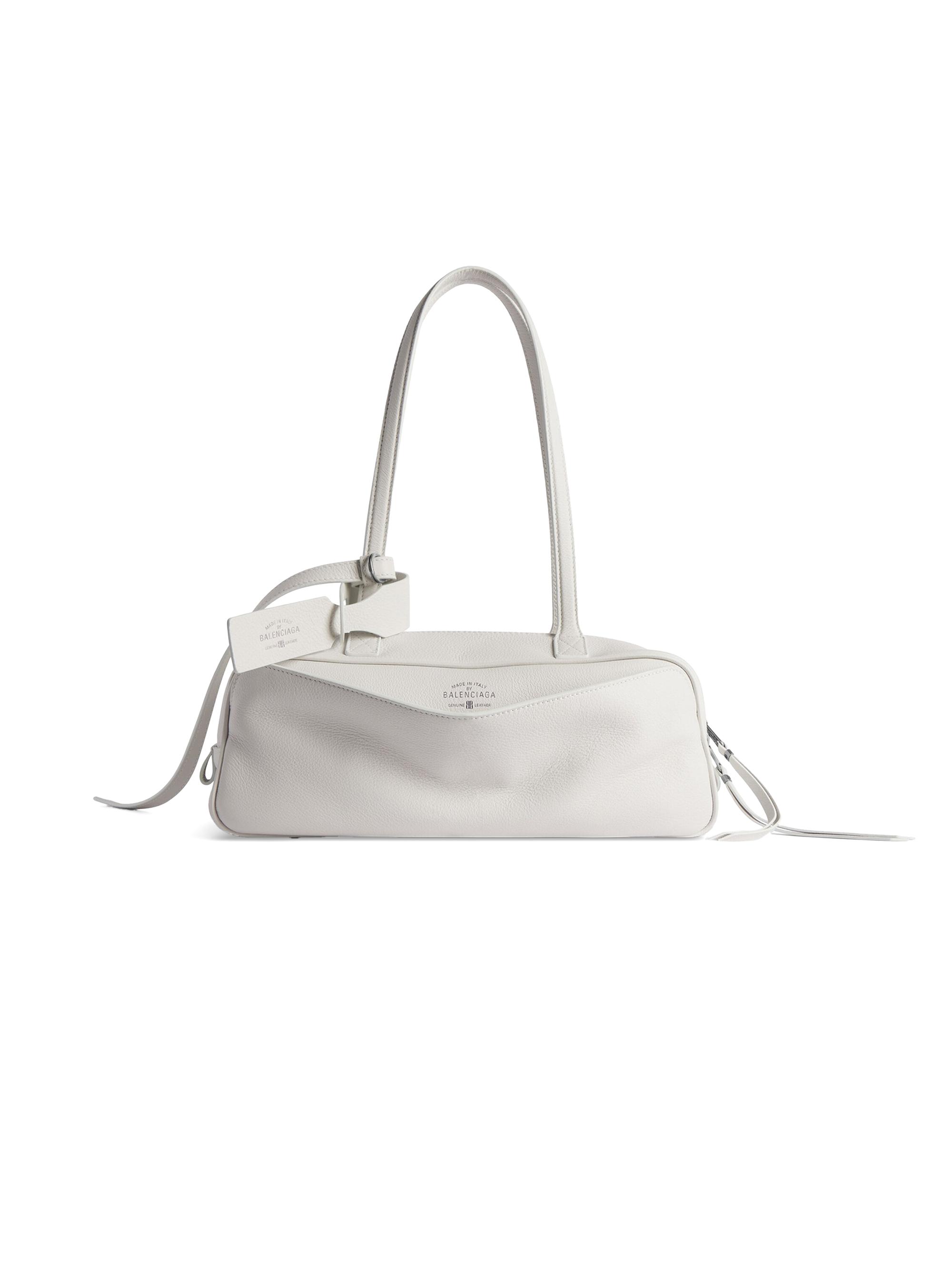 Balenciaga Women's Carrie  Bowling Bag - White