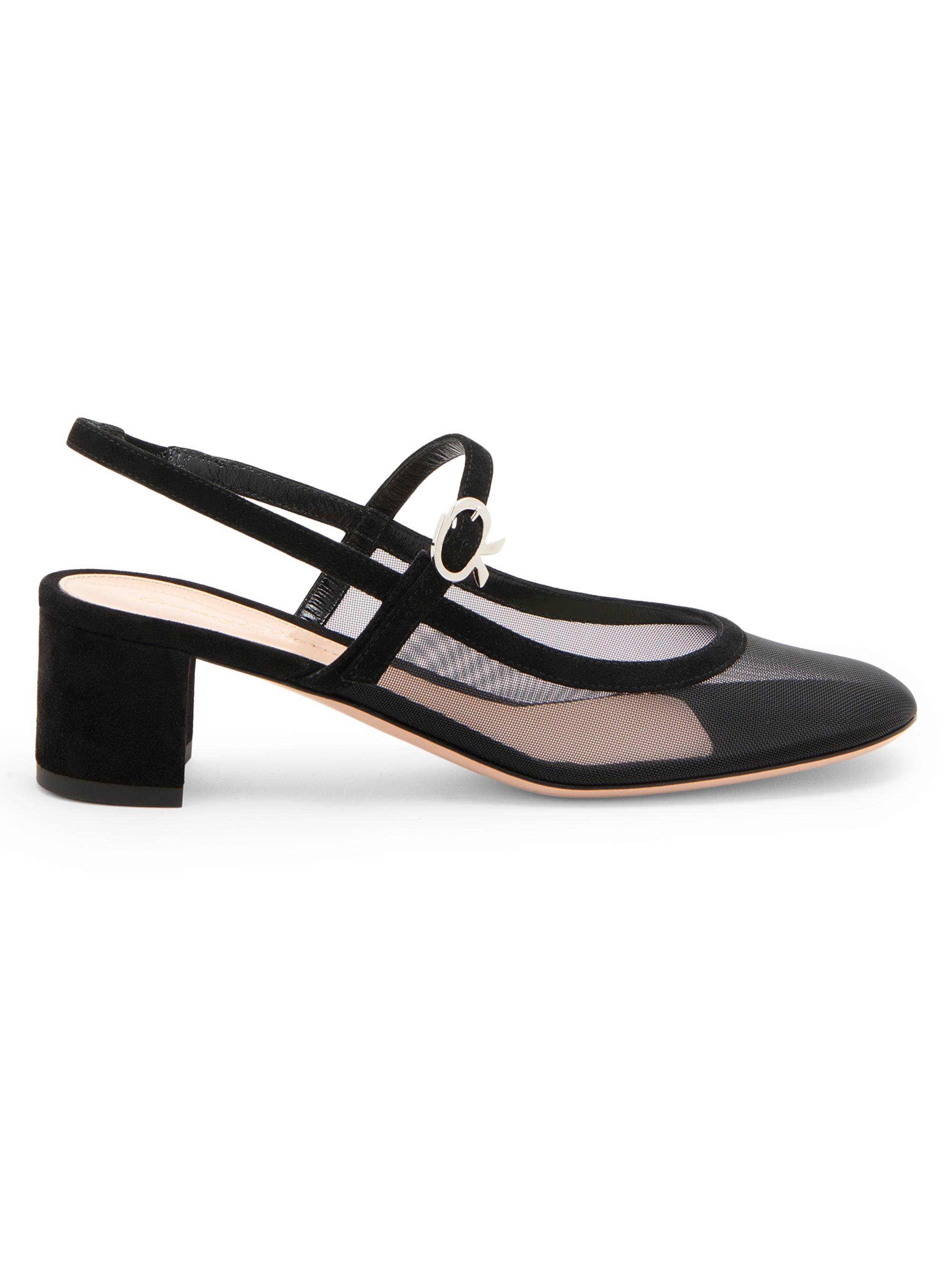 Jimmy Choo Elisa 45MM Leather Slingback Pumps | Saks Fifth Avenue