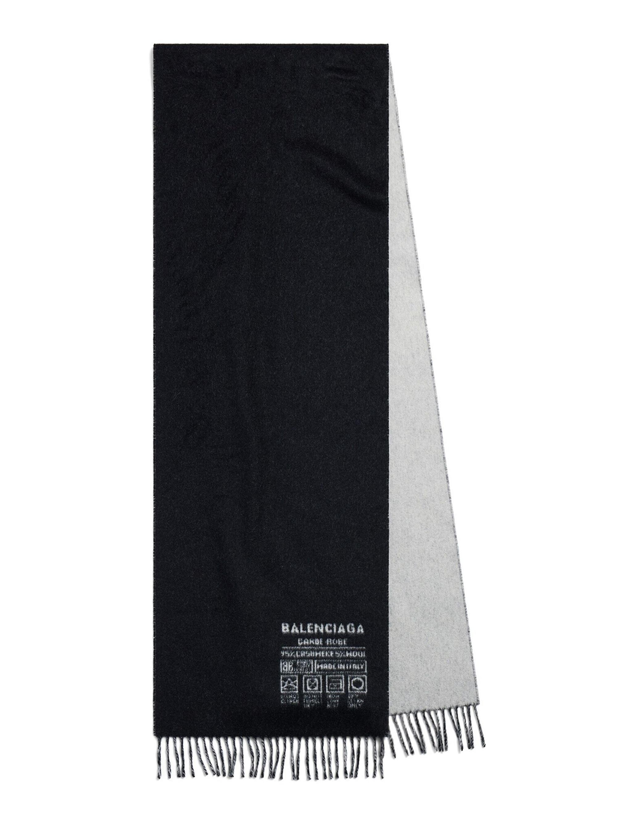 Balenciaga Women's Garde-Robe Scarf - Black White