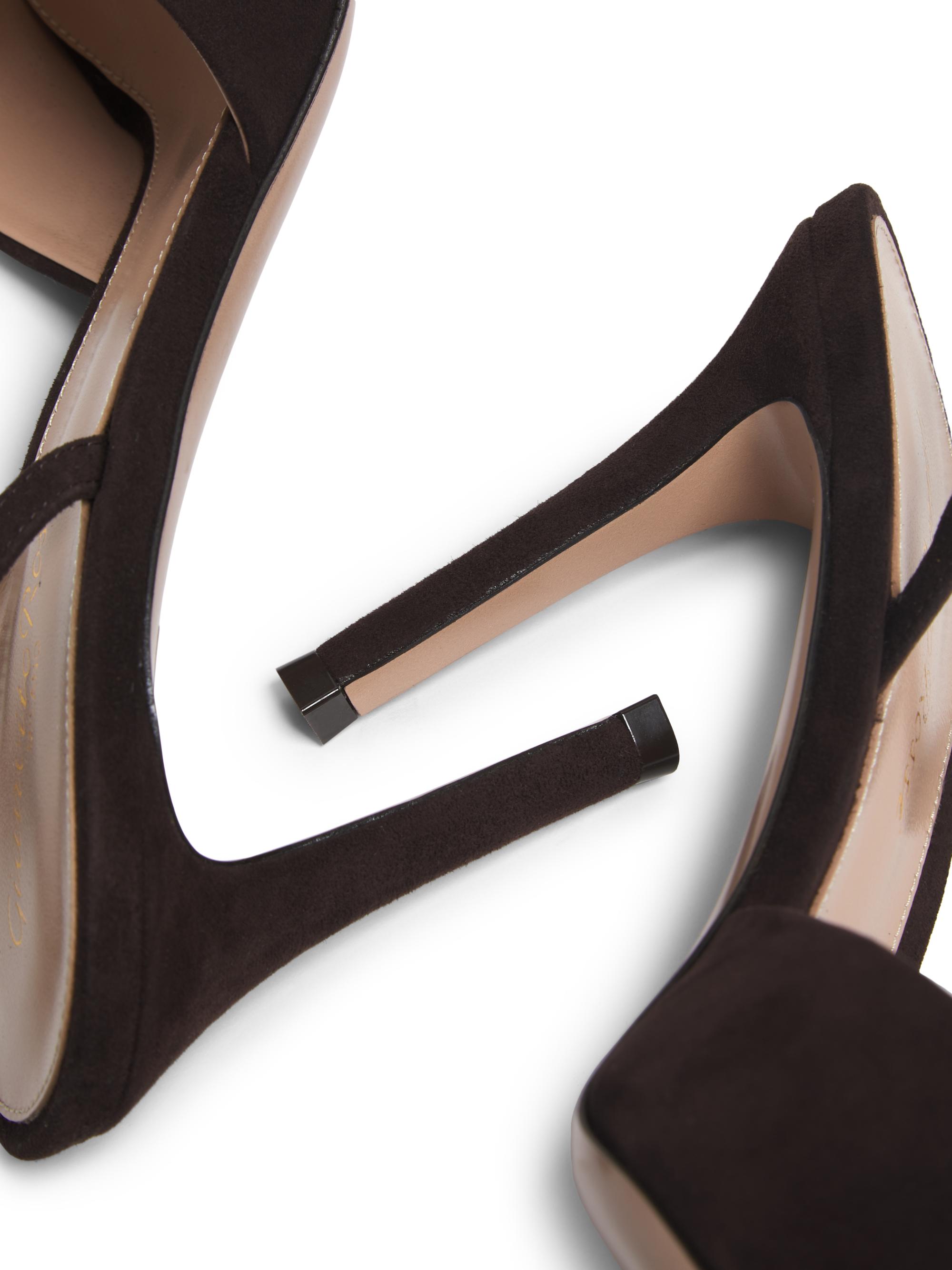 Gianvito Rossi Camoscio 85MM Suede Slingback Pumps | Saks Fifth Avenue