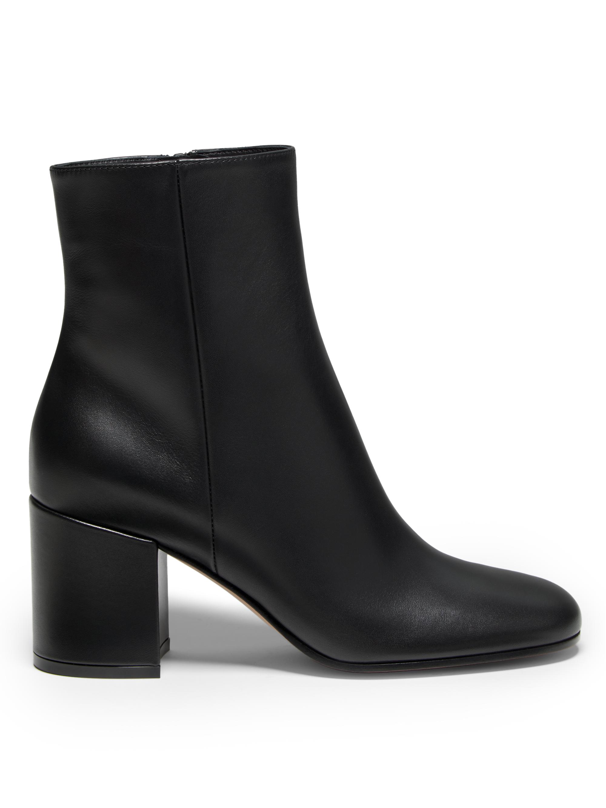 Maison Margiela Tabi 75MM Nappa Leather Ankle Boots | Saks Fifth