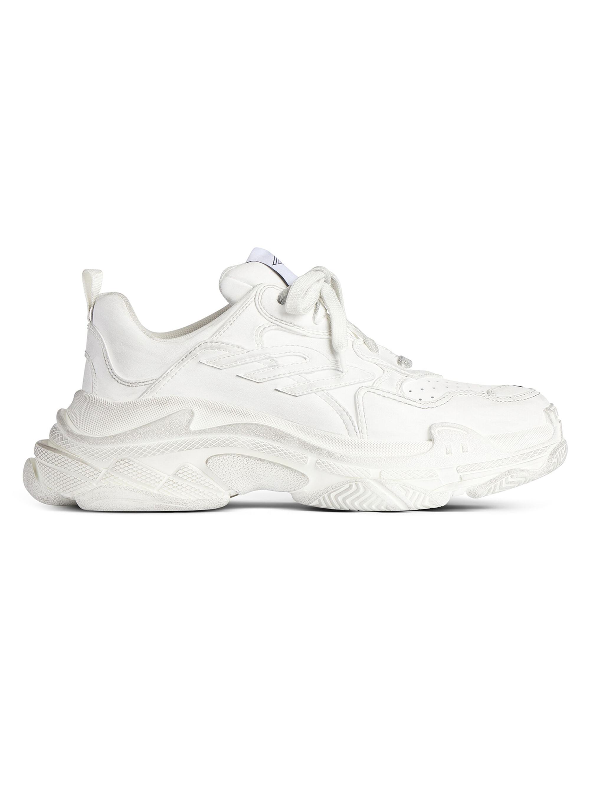 Balenciaga Women's Triple S Sporty Sneakers - White