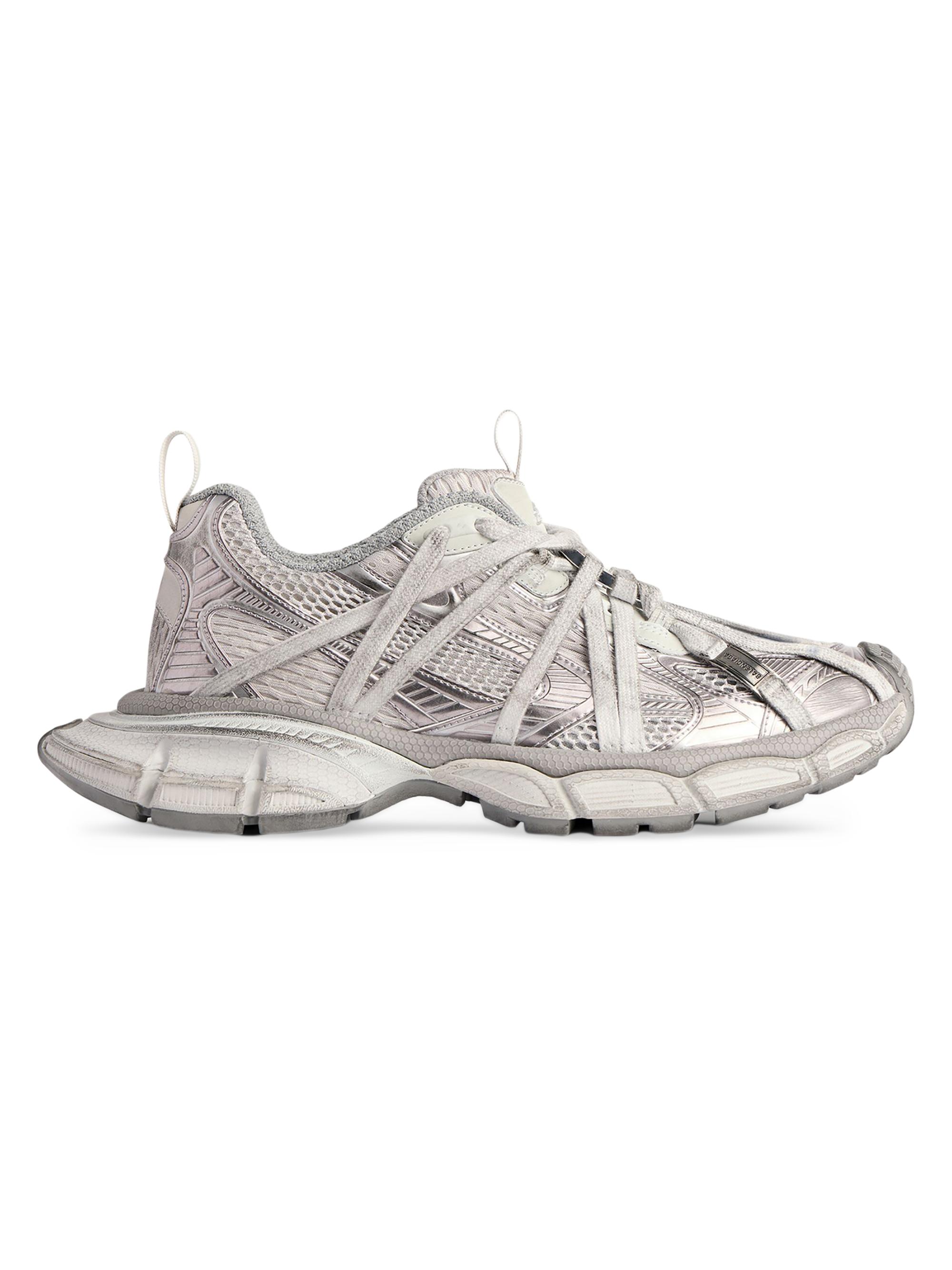 Balenciaga Men's 3XL Extreme Laces B Sneakers - Grey