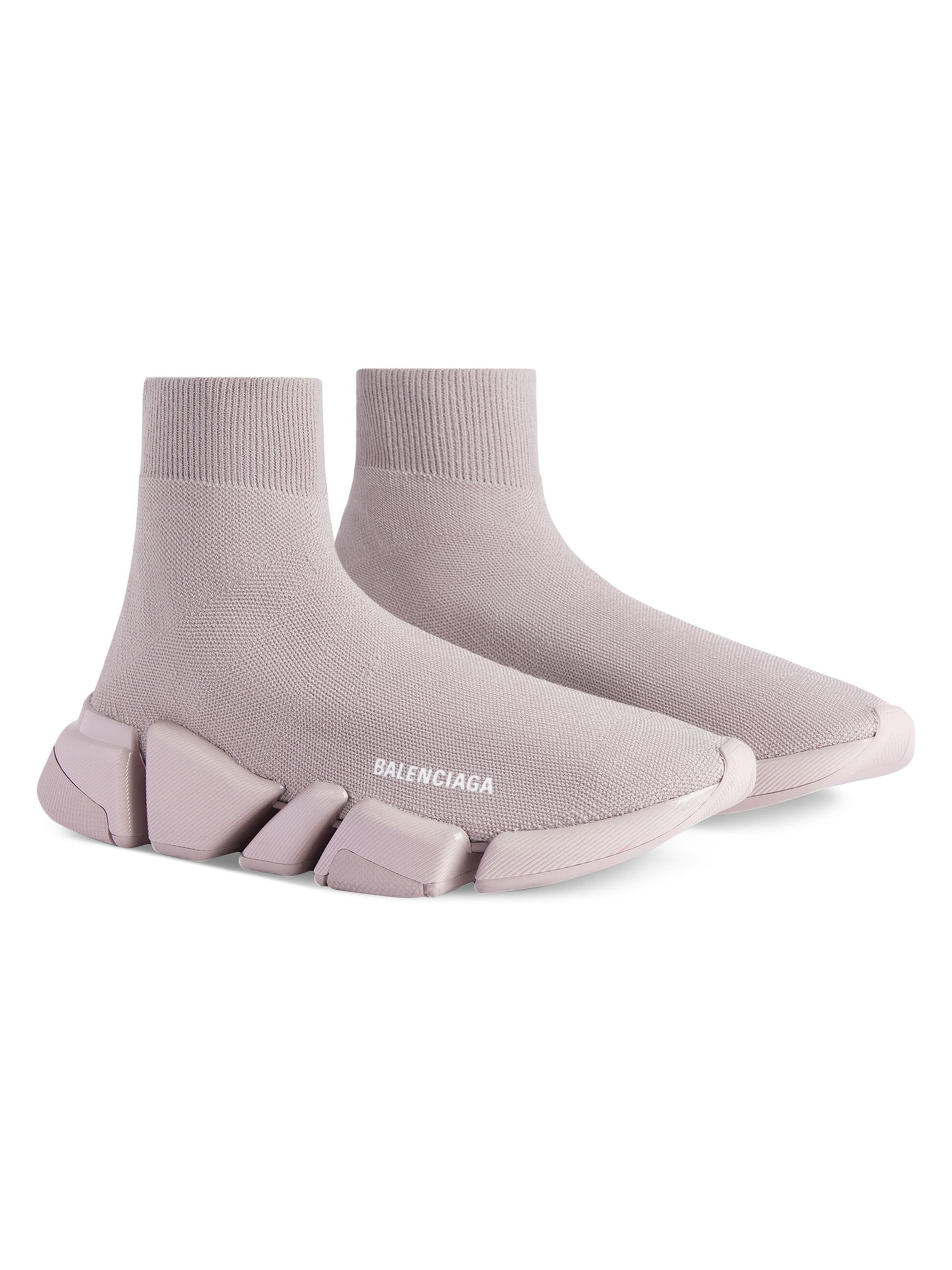 Balenciaga Women's Speed 2.0 Knit Sneakers - Faded Purple | Thumbnail 2