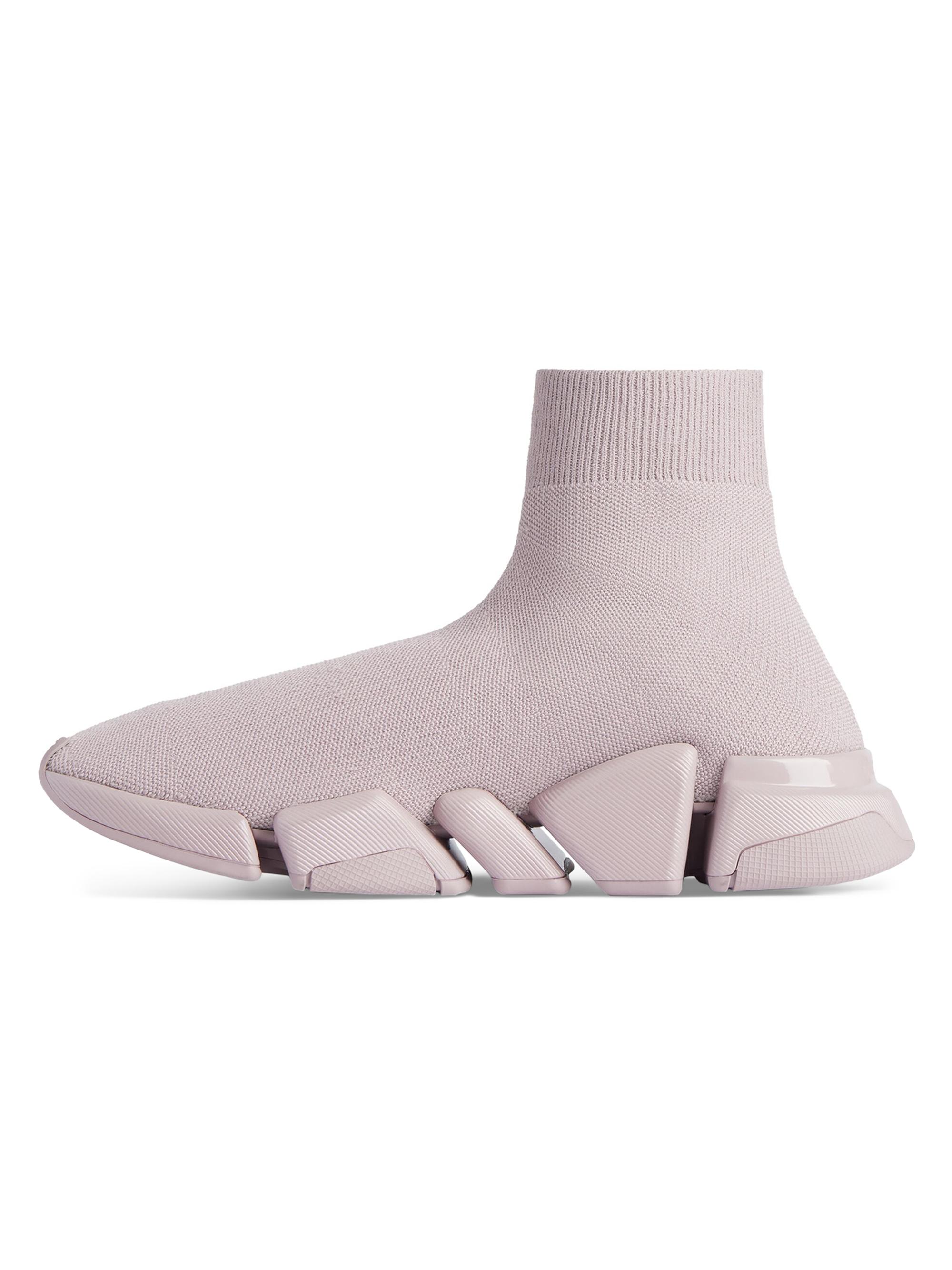 Balenciaga Women's Speed 2.0 Knit Sneakers - Faded Purple | Thumbnail 3