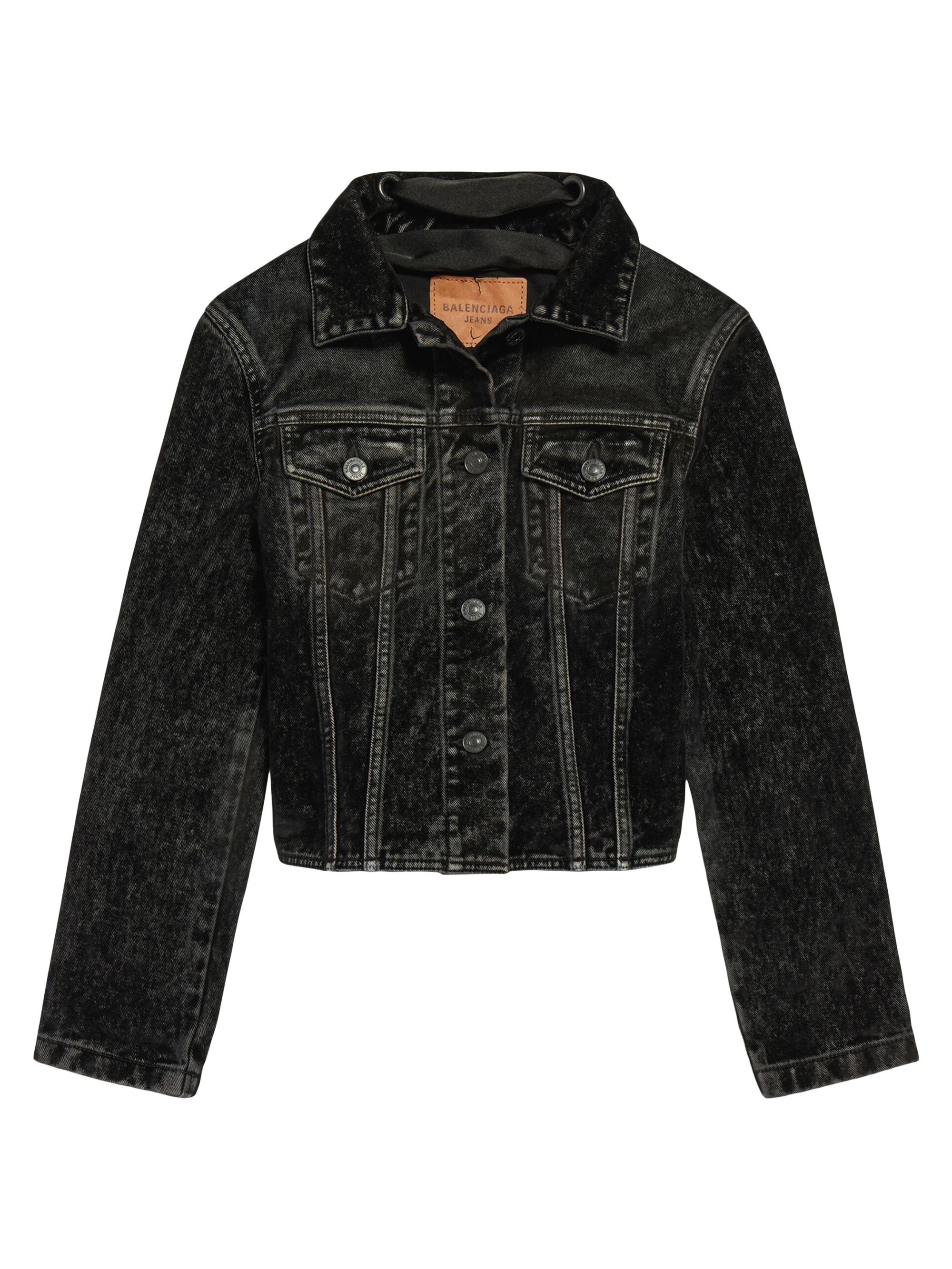 Balenciaga Women's Lace-Up Jacket - Black