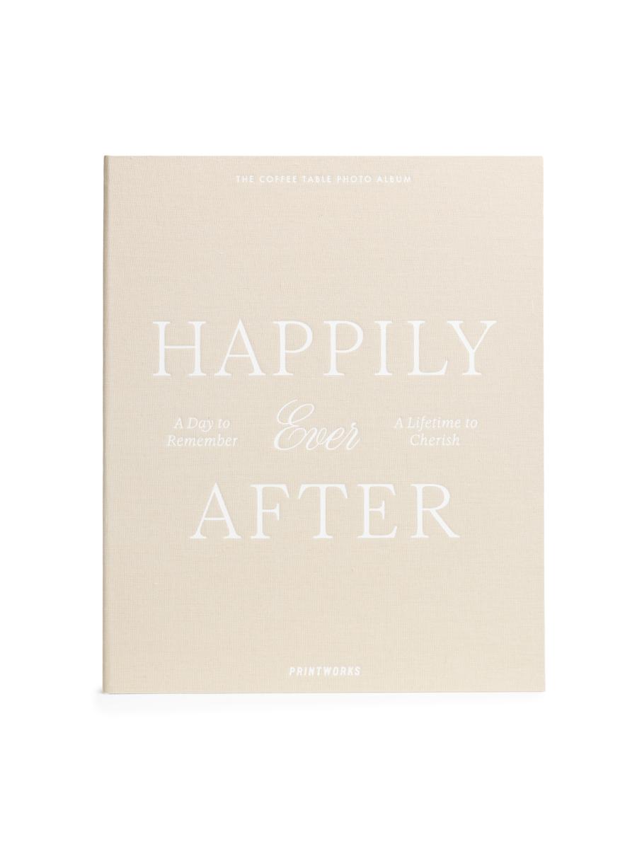 Printworks - Album Fotografico Happily Ever After, Formato Grande, Copertina Rigida, Per Ricordi Di Matrimonio O Famiglia