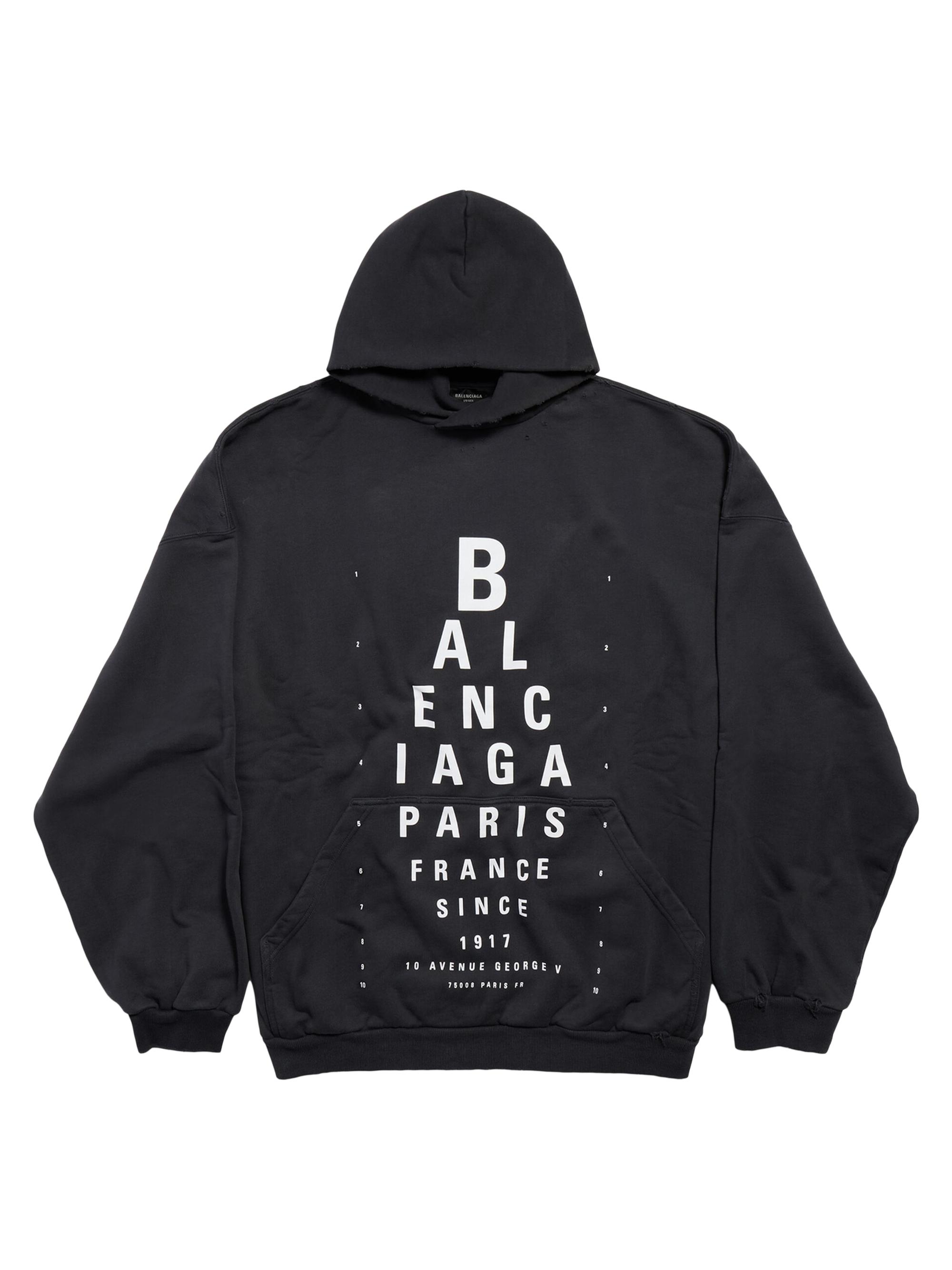 Balenciaga Unity Sports Icon Boxy Zip-Up Large Fit Hoodie | Saks