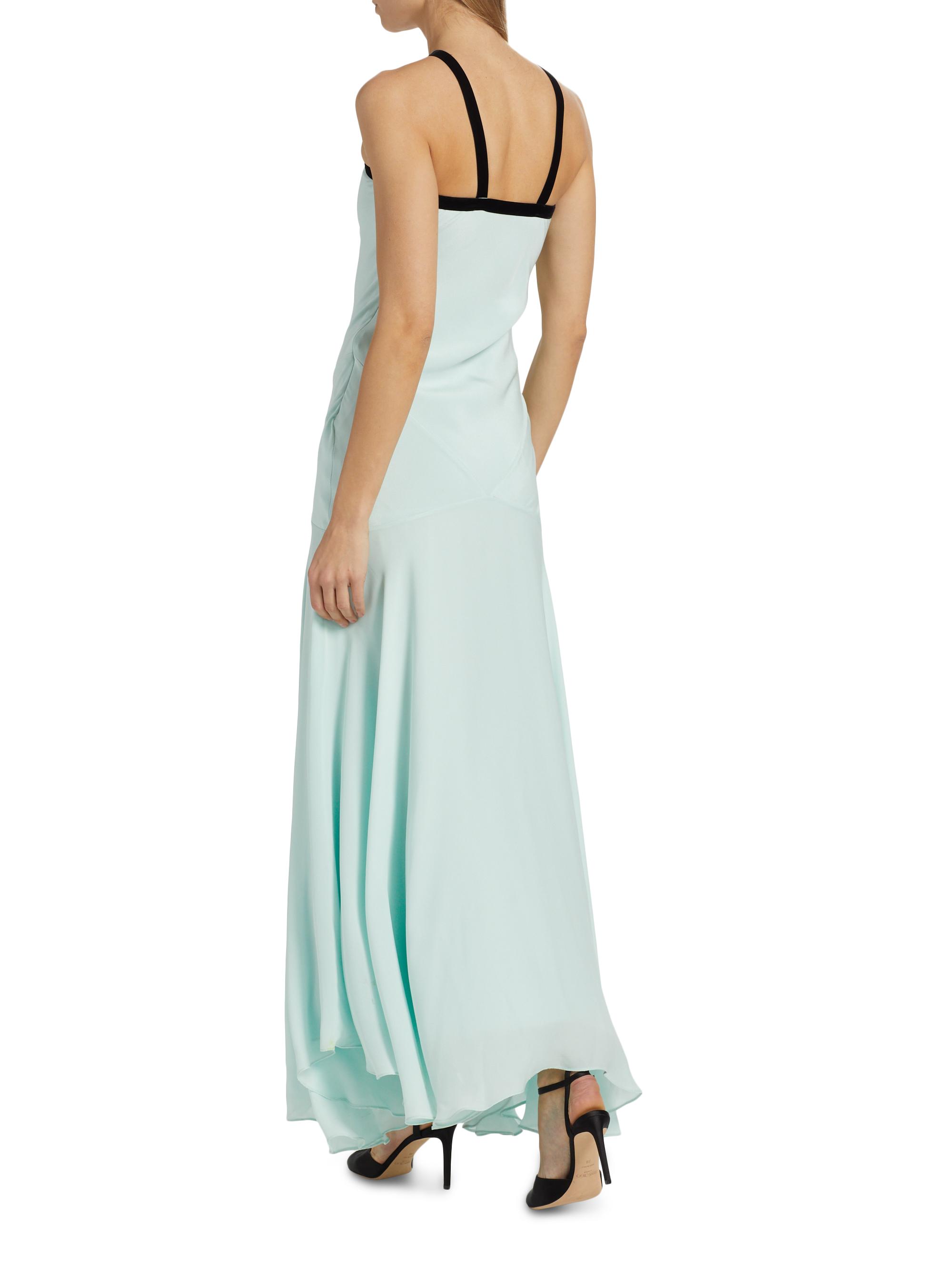 Rodarte Silk Crepe Halterneck Maxi Dress | Saks Fifth Avenue