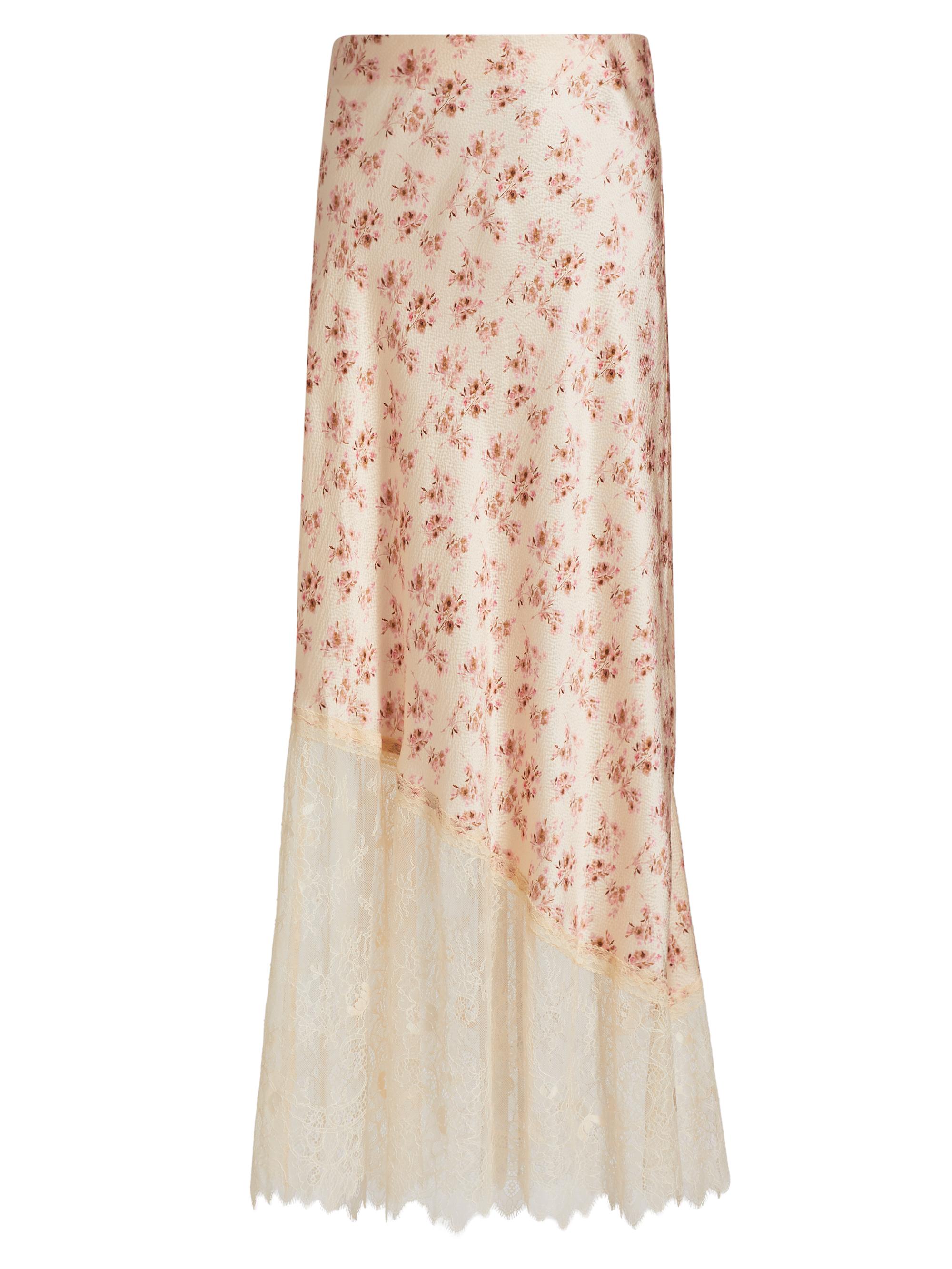 Cami NYC Women's Florian Hammered Silk Slip Skirt - Dutch Fields