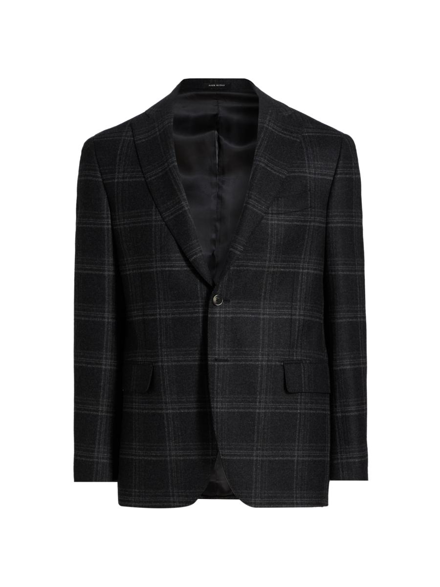 【Checked Pattern Wool Blend Coat Sサイズ Free Assembly Women's and Women's Plus Plaid Wool Blend Long