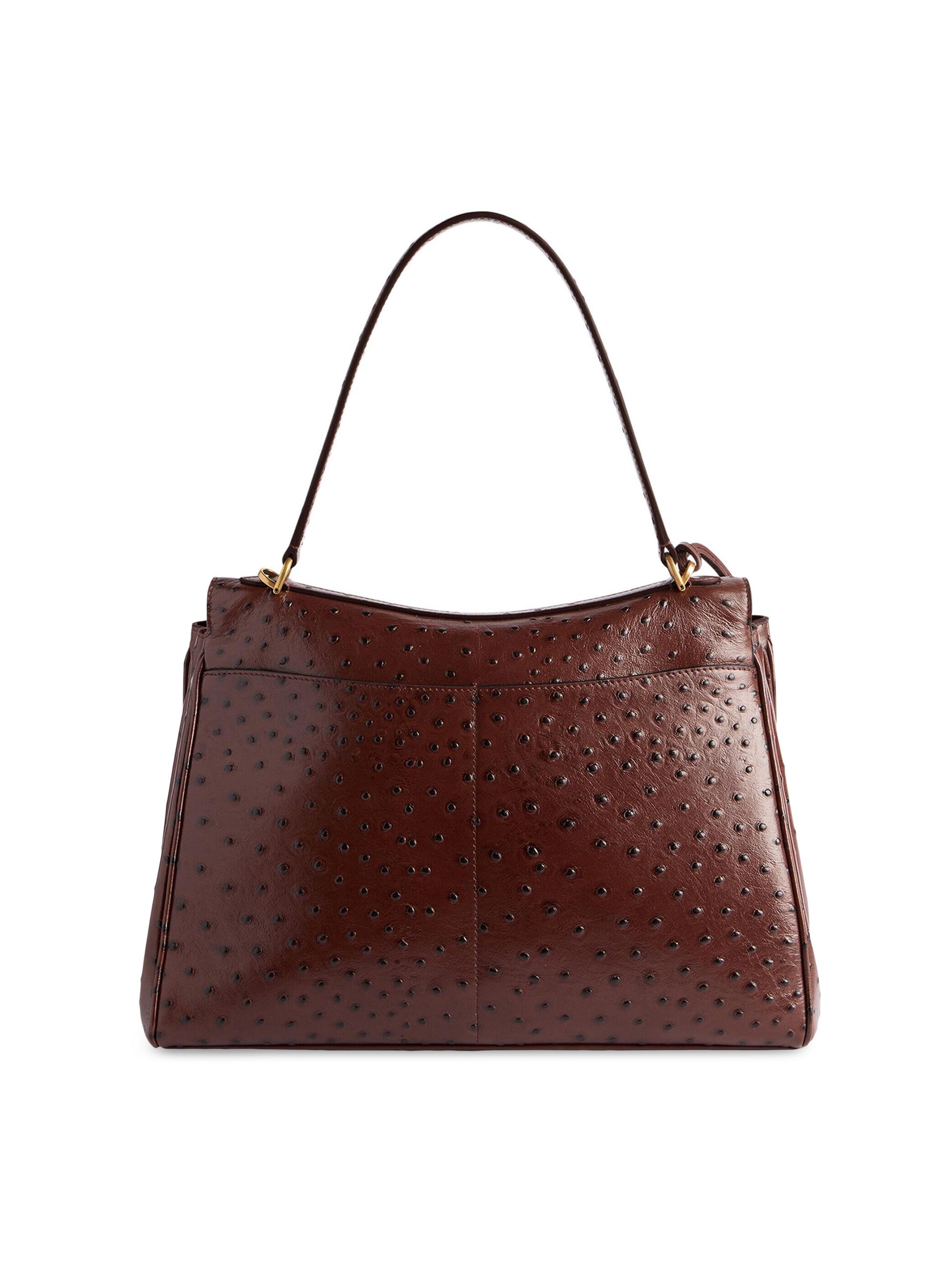 Balenciaga Rodeo Medium Ostrich Embossed Top Handle Bag | Saks