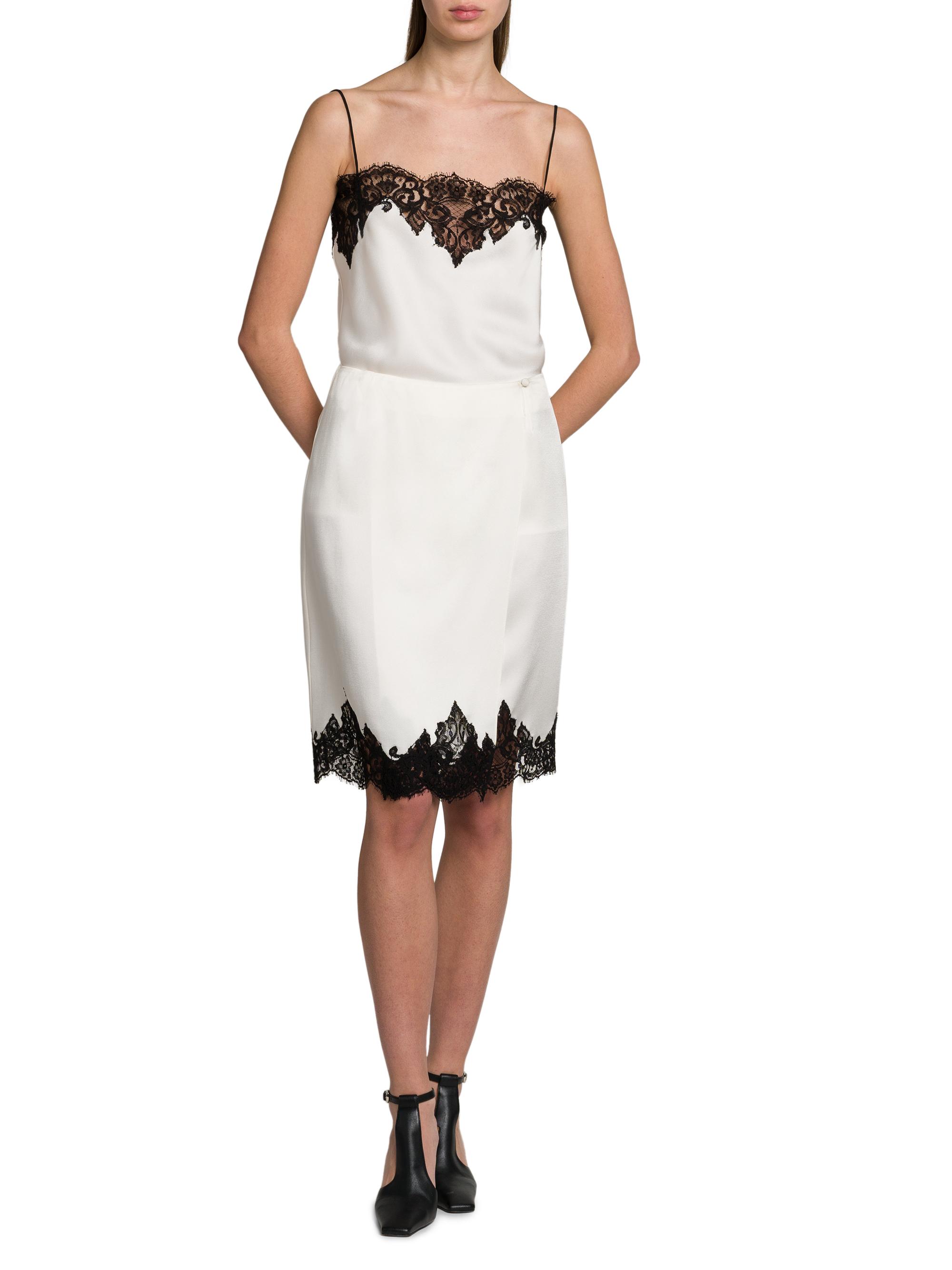 Stella McCartney Satin Lace Square-Neck Slip Top | Saks Fifth Avenue