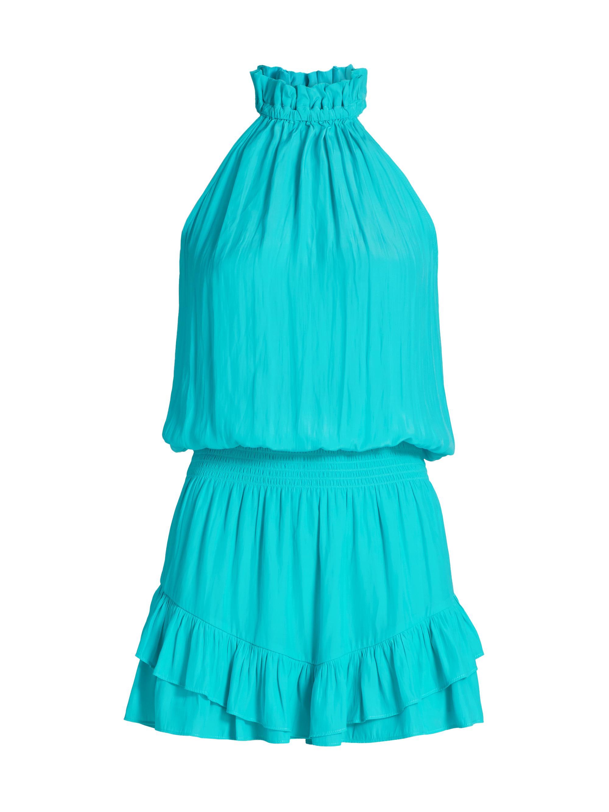 Ramy Brook Women's Naya Sleeveless Minidress - Beach Blue
