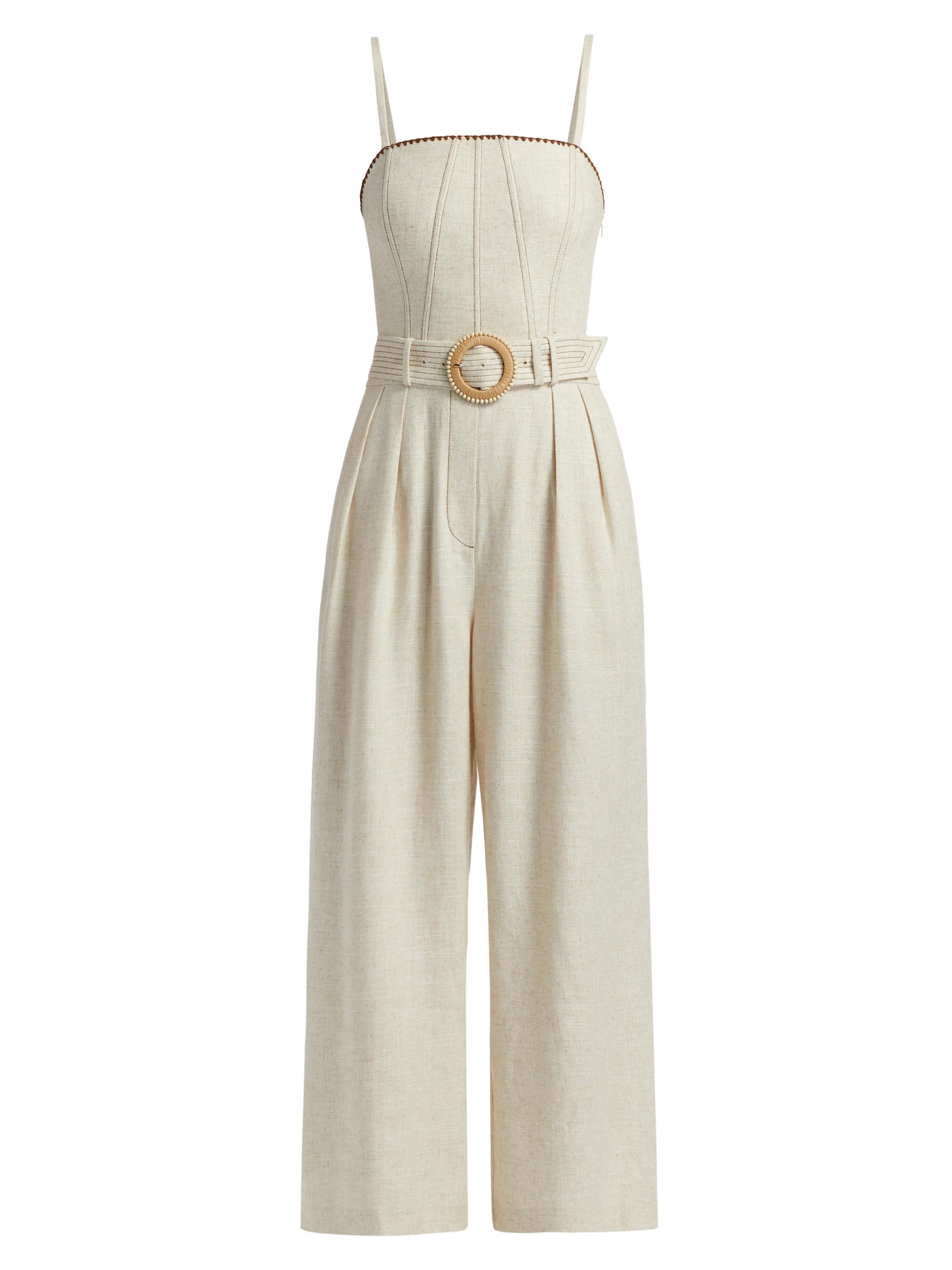 Ramy Brook Women's Nadia Belted Wide-Leg Jumpsuit - Linen