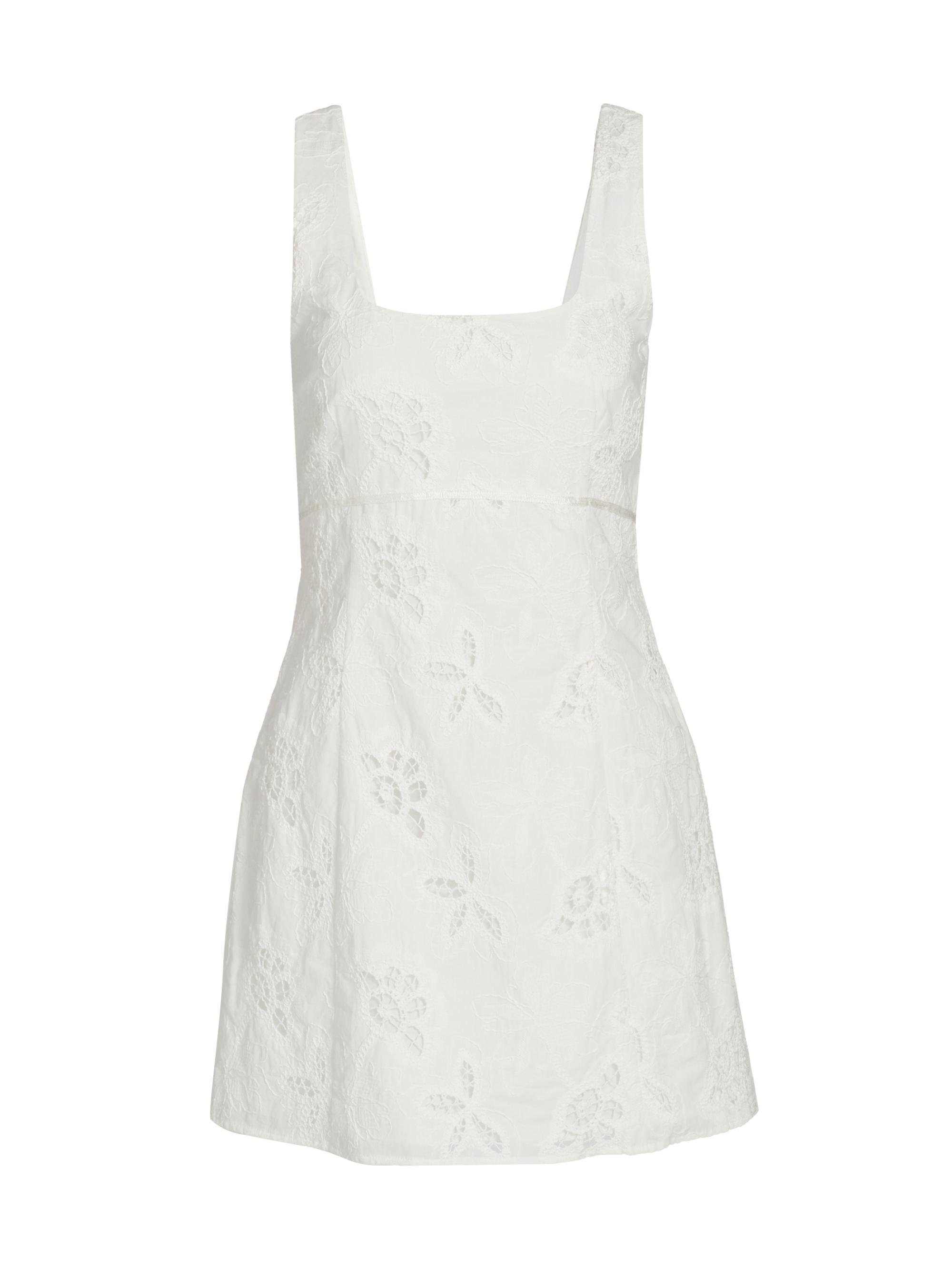 Ramy Brook Women's Amalia Eyelet Minidress - White Flower