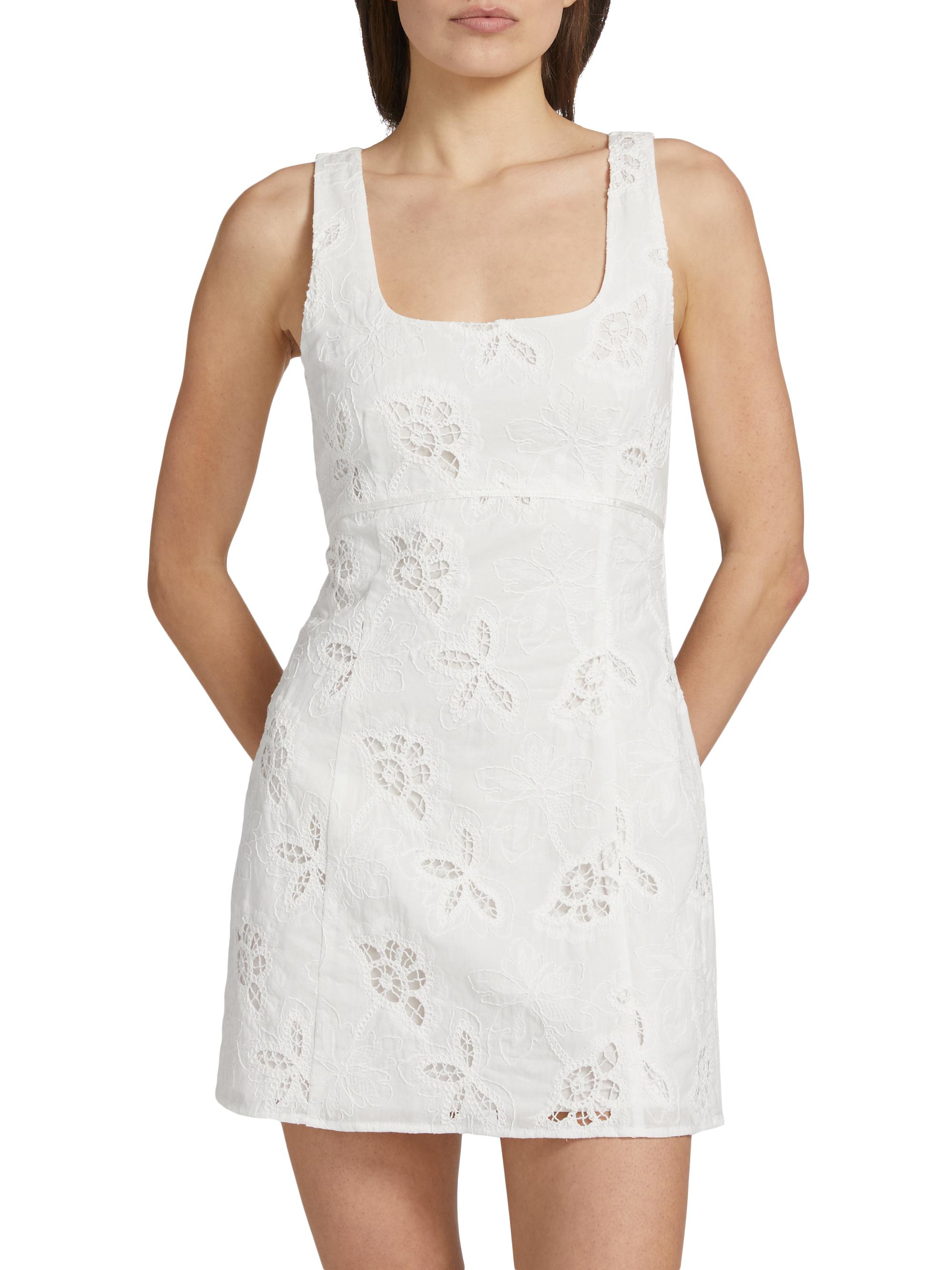 Ramy Brook Amalia Eyelet Minidress | Saks Fifth Avenue