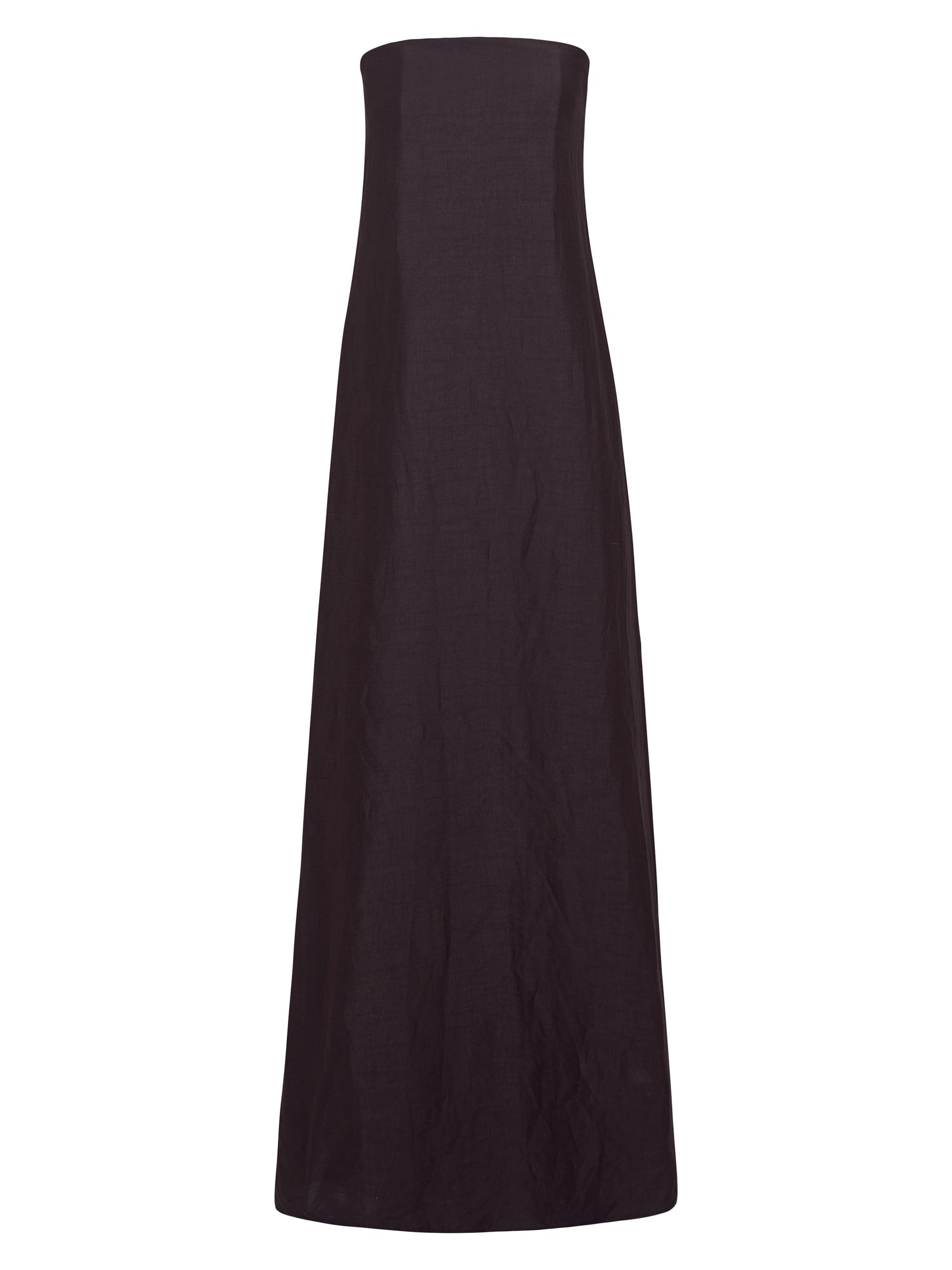 TWP Women's Carolyns Bandeau A-Line Gown - Chocolate