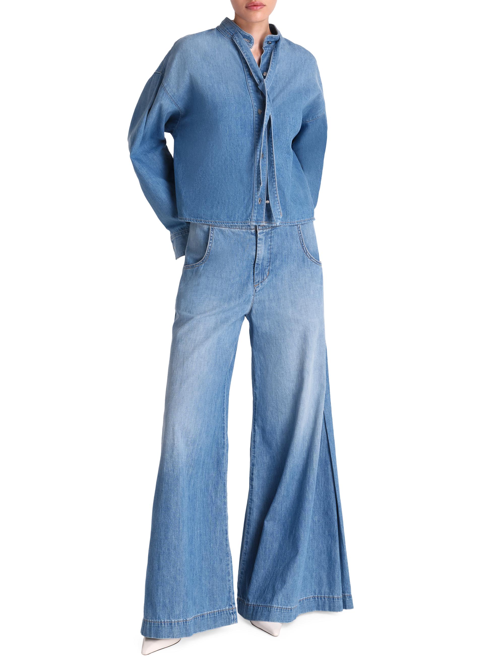 TWP Lulu Faded Wide-Leg Jeans | Saks Fifth Avenue