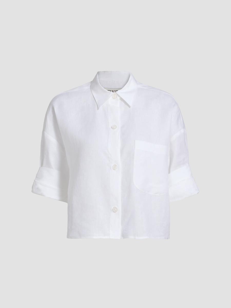 TWP Next Ex Cotton-Silk Button-Front Shirt | Saks Fifth Avenue