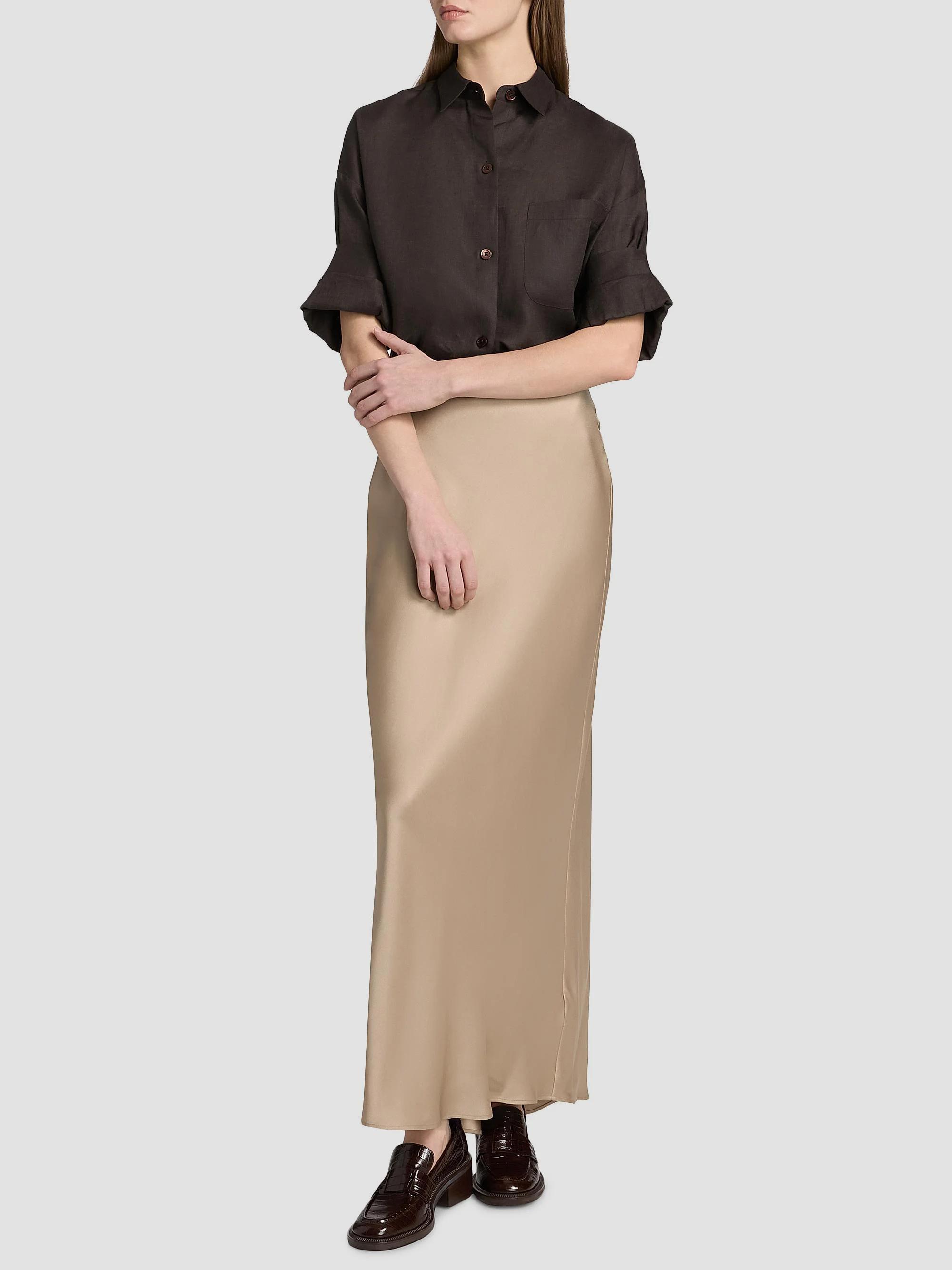 TWP Next Ex Cotton-Silk Button-Front Shirt | Saks Fifth Avenue