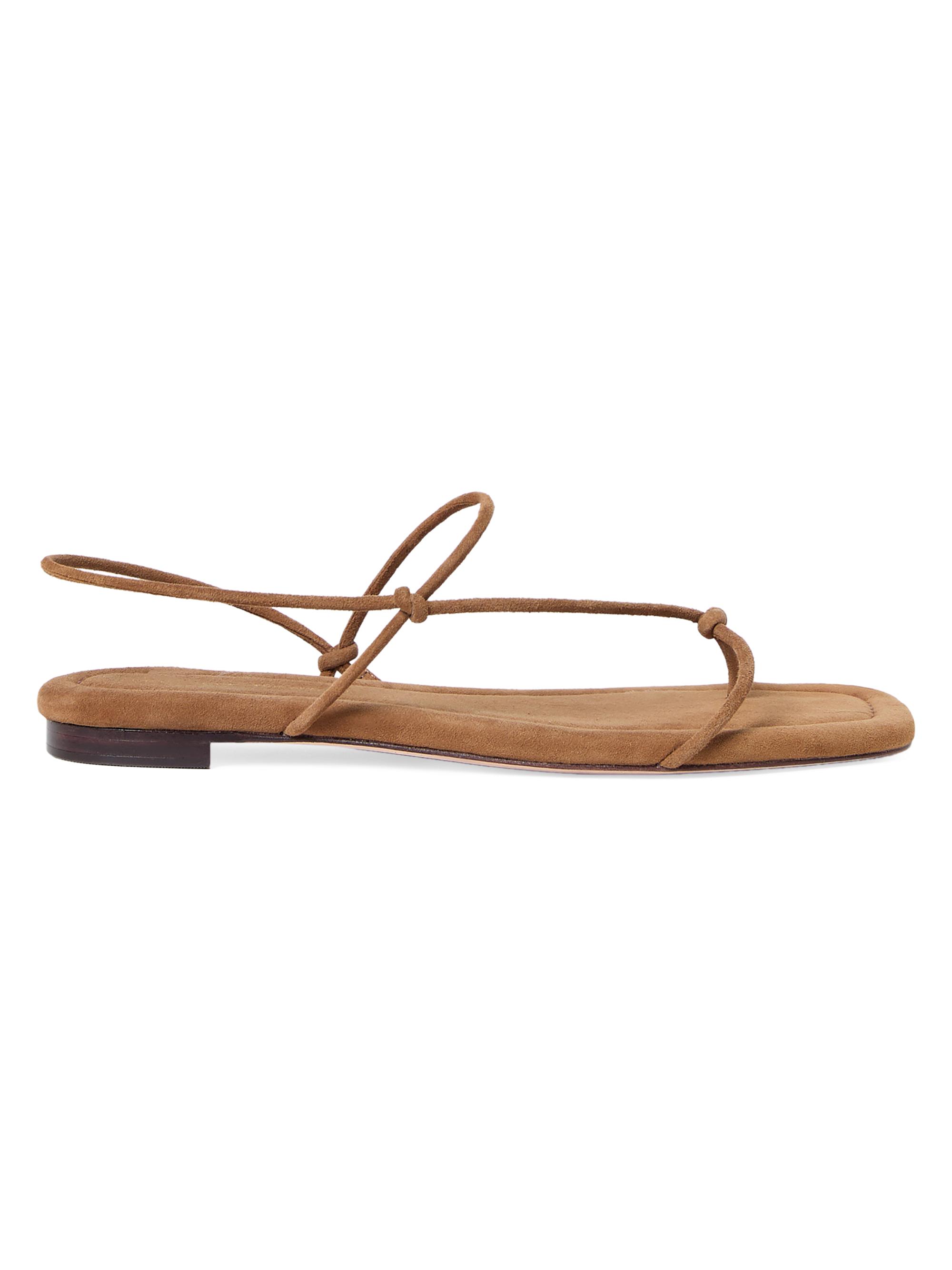 Tkees Square-Toe Elle Leather Sandals | Saks Fifth Avenue