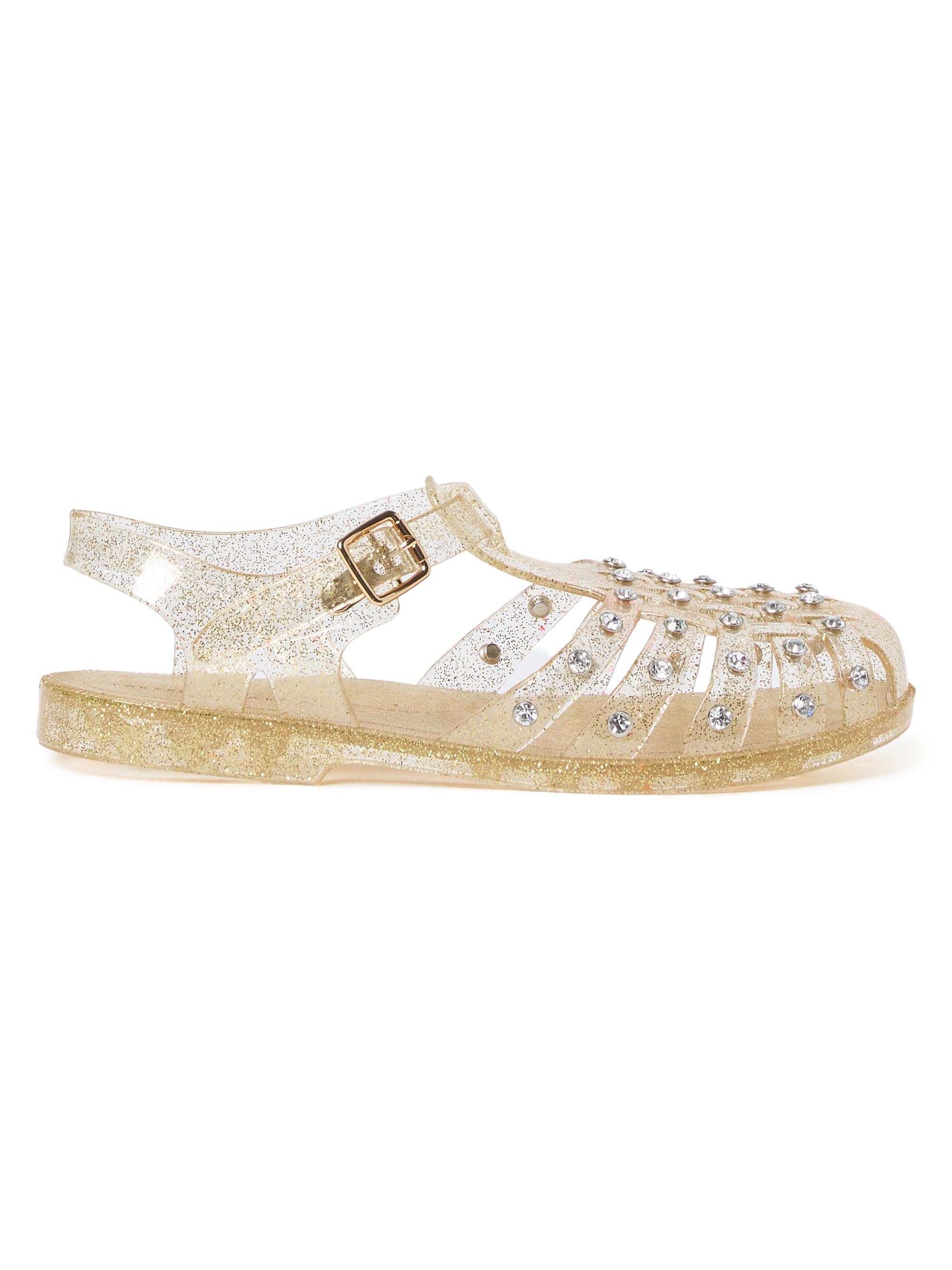 Loeffler Randall Women's Rhys Stud Jelly Sandals - Champagne