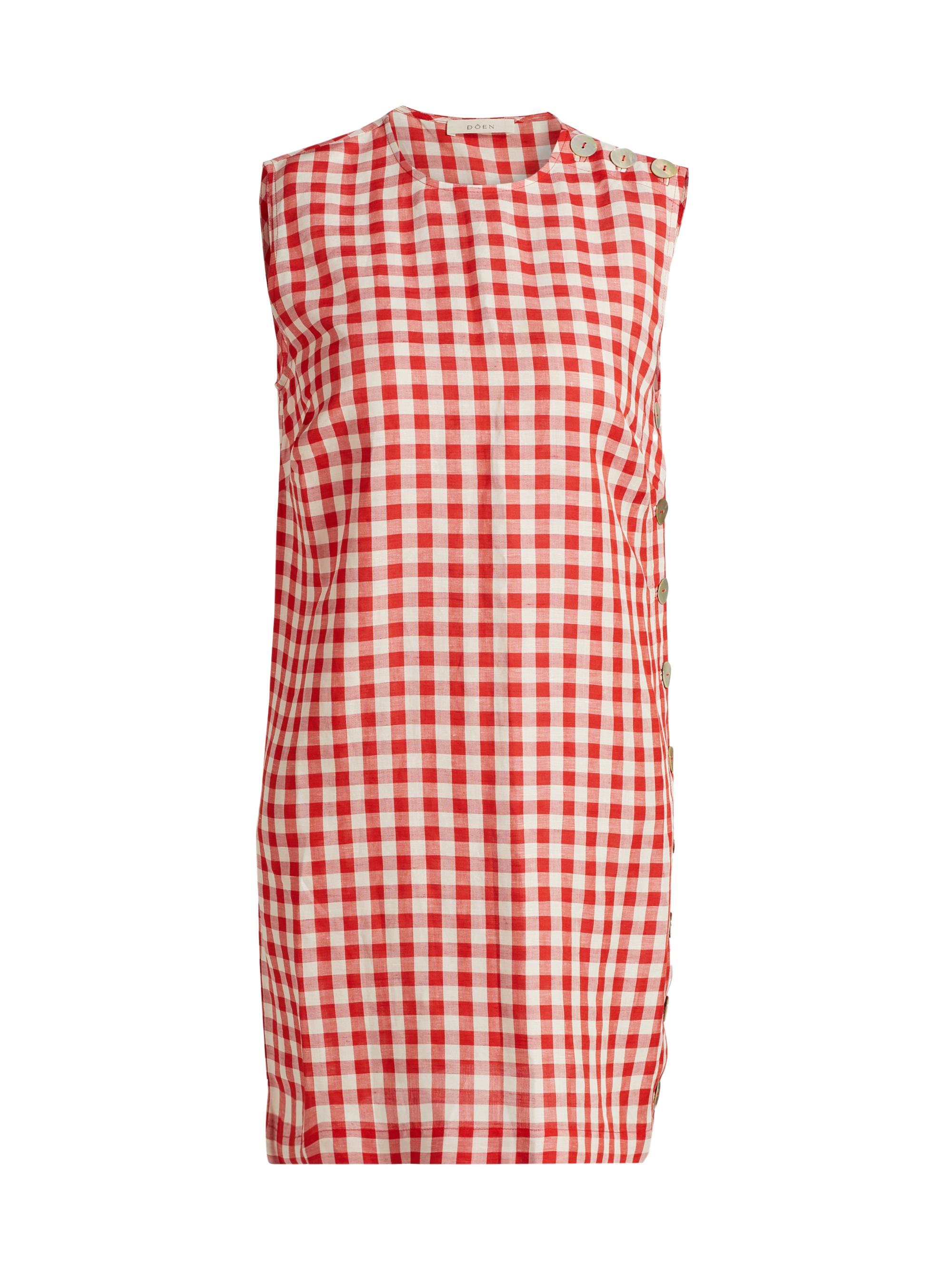 Coralie Gingham Mini Shift Dress