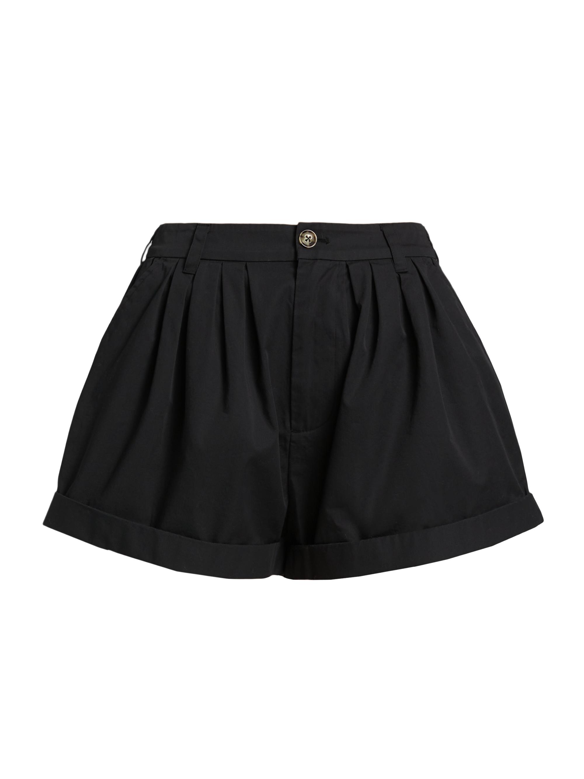 DÔEN Women's Paige Bubble Shorts - Black