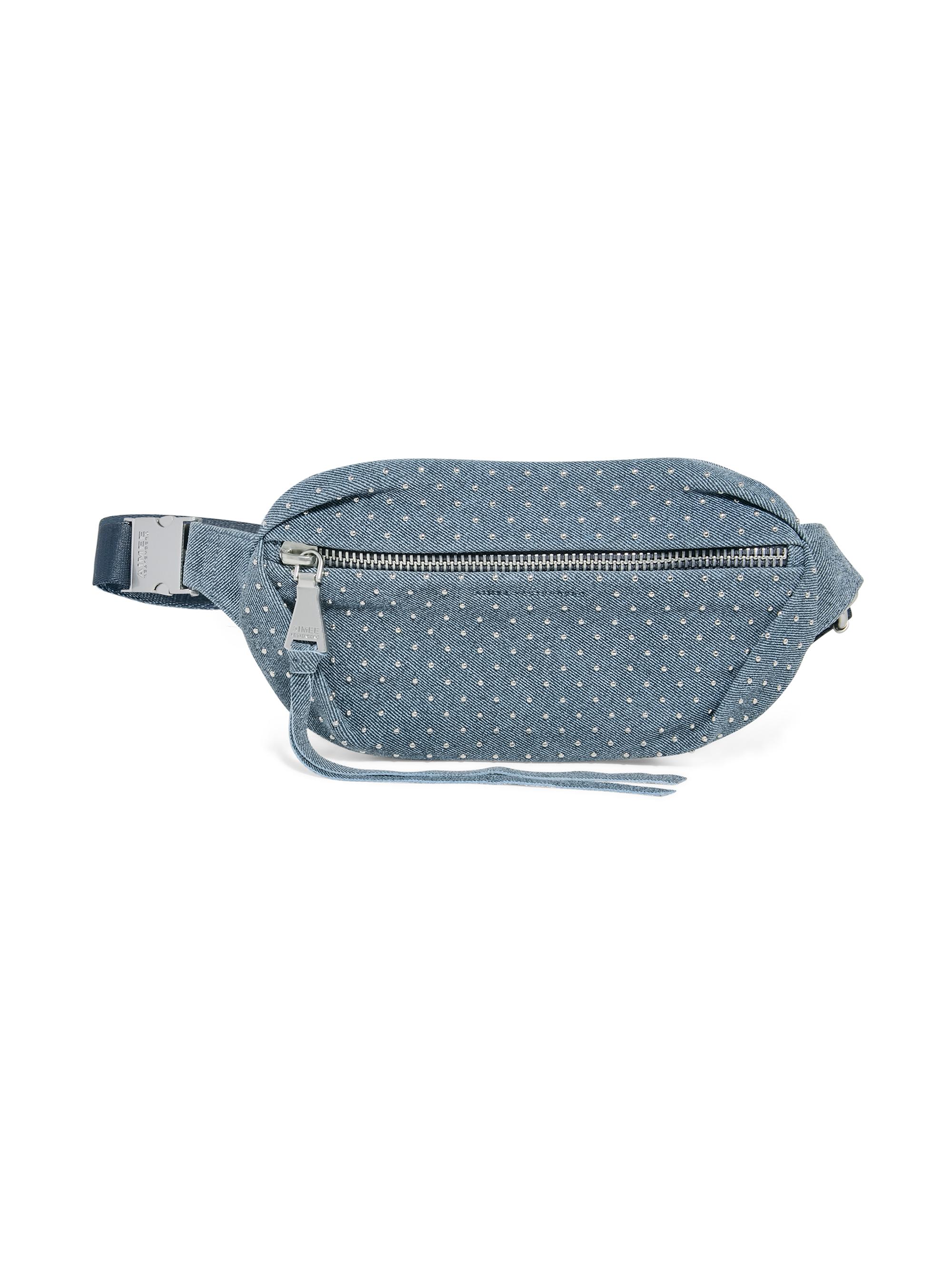 Aimee Kestenberg Women's Milan Studded Bum Bag - Denim Studded