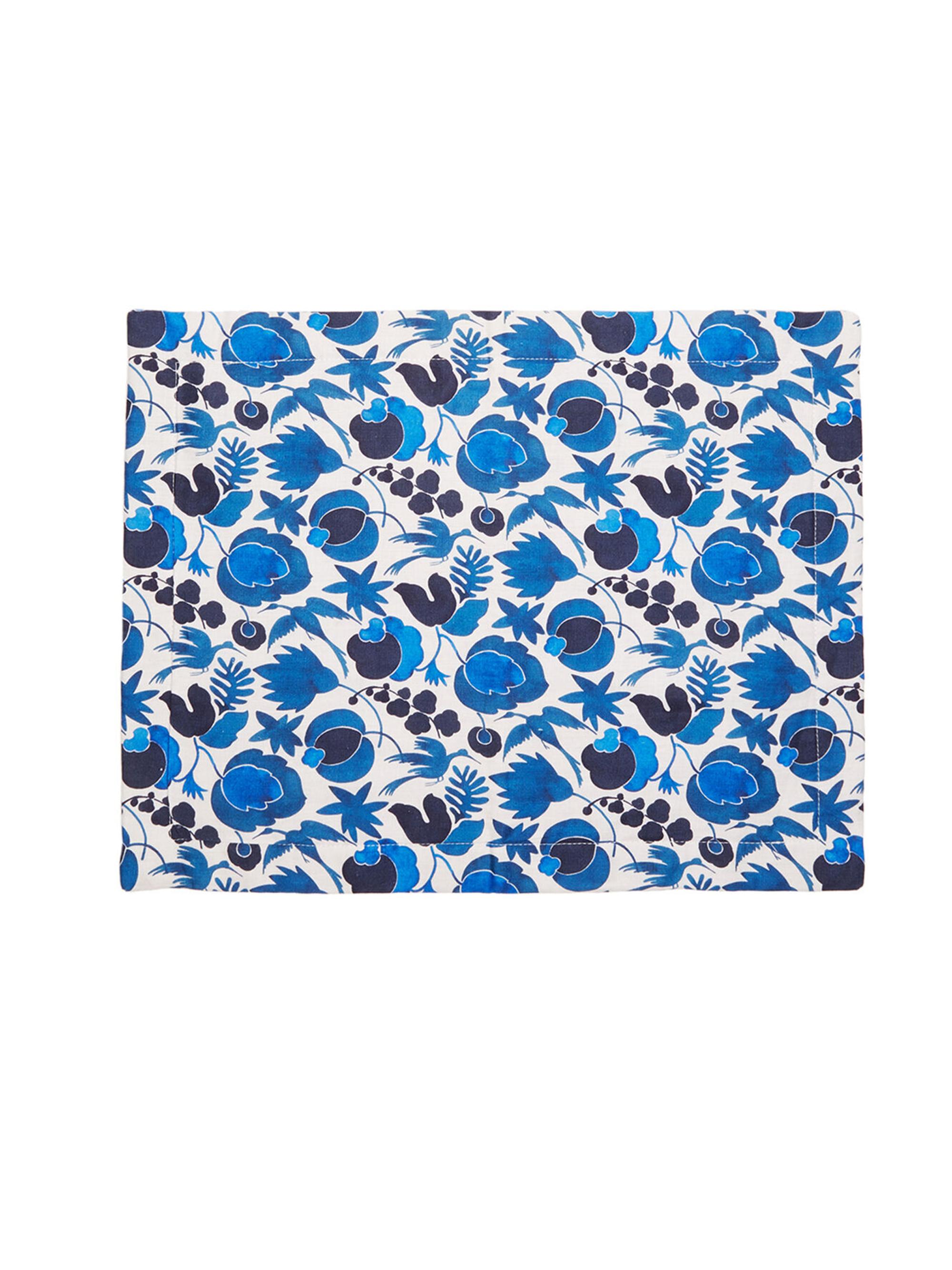 La DoubleJ Placemat Set of 2 - Wildbird Small Blue
