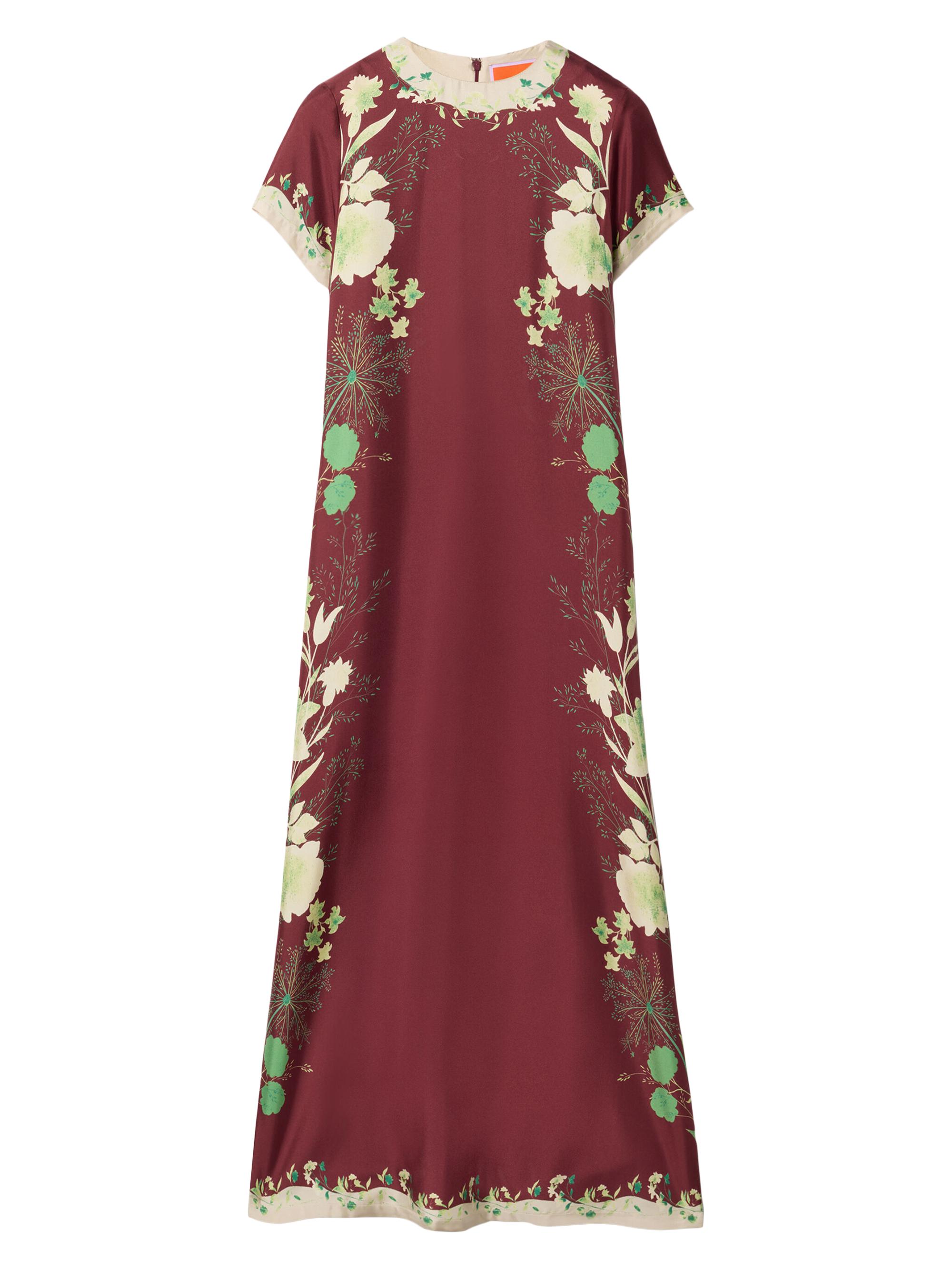 La DoubleJ Women's Swing Dress - Woodland Placee Bordeaux
