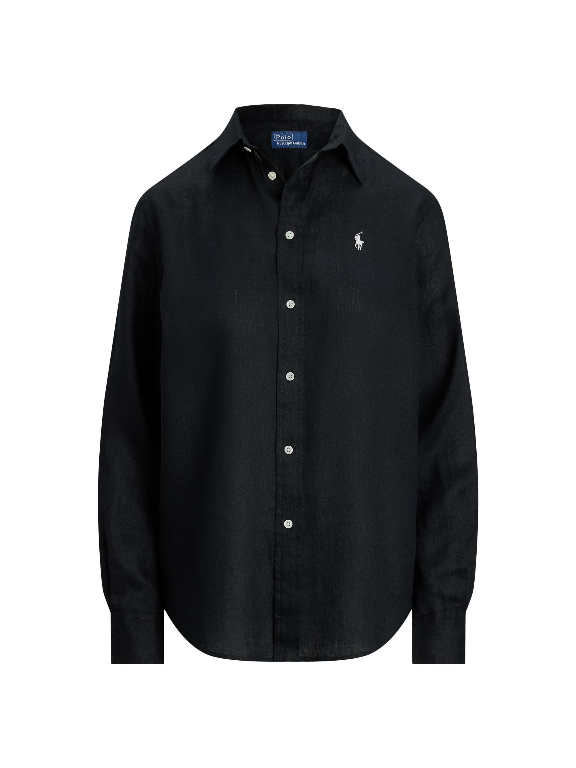 Polo Ralph Lauren Women's Linen Button-Up Shirt - New Port Navy