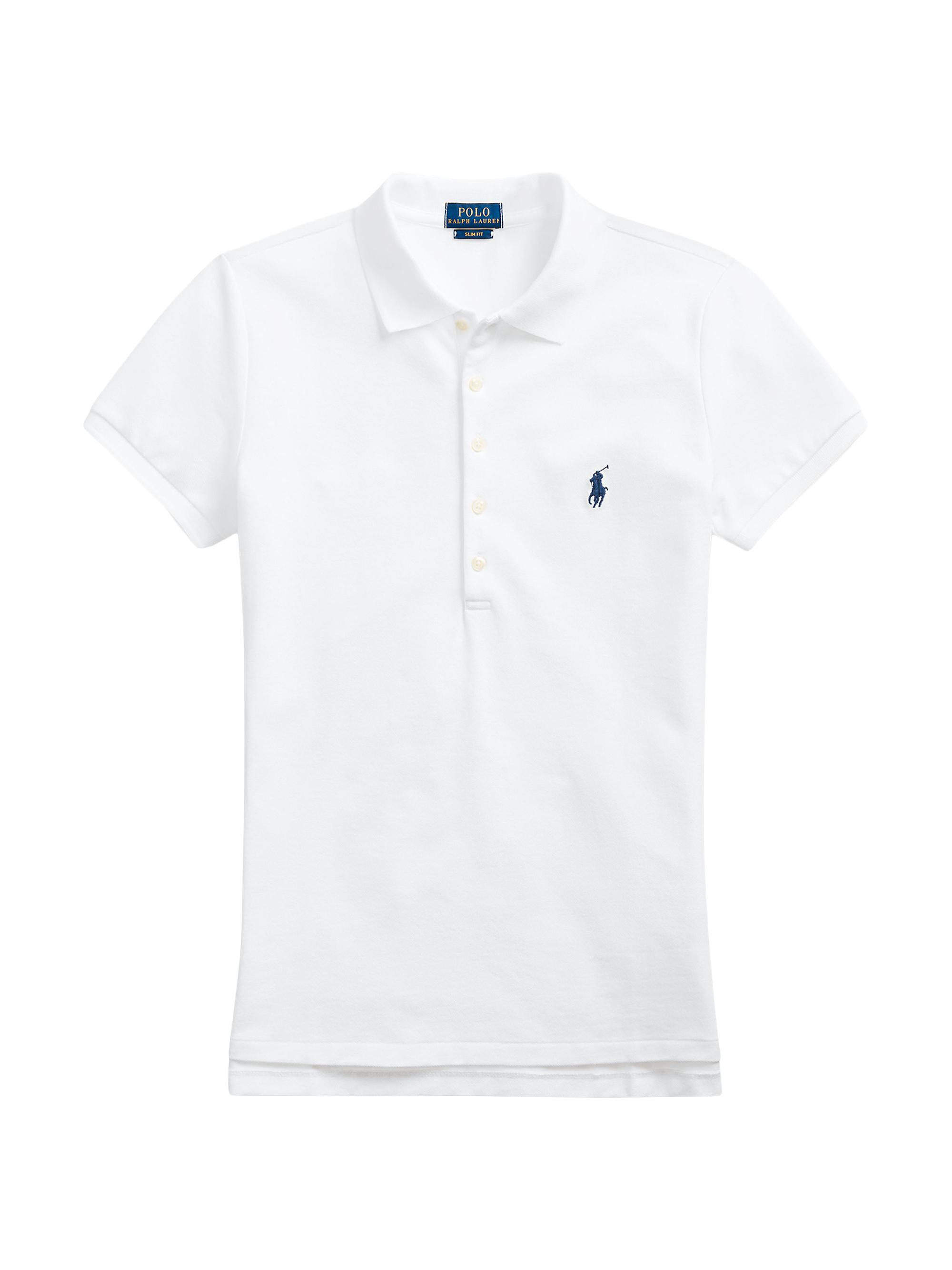 Polo Ralph Lauren Women's Slim-Fit Cotton Polo - White