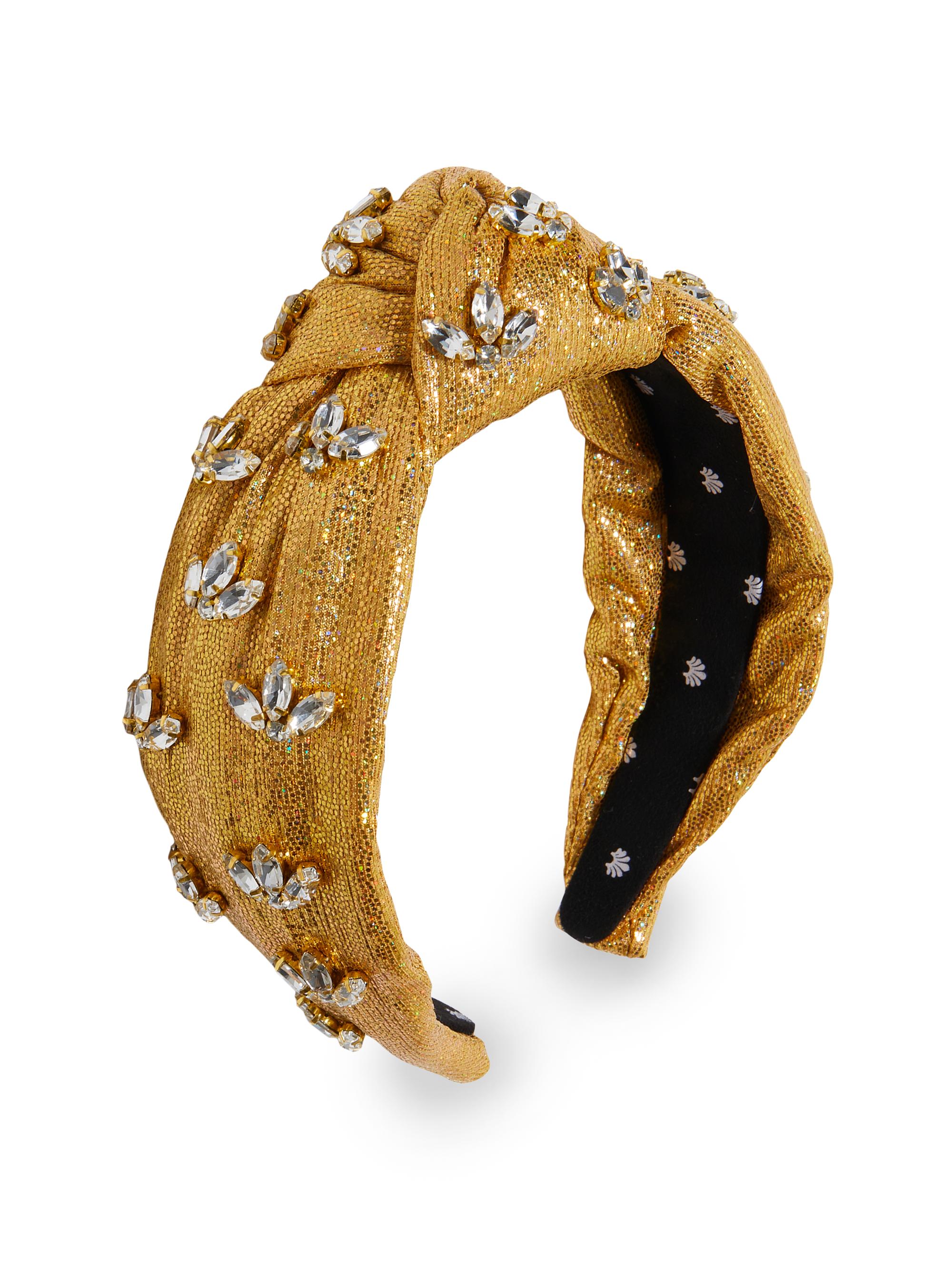 Lele Sadoughi Women's Knotted Vine Embellished Jacquard Headband - Gold