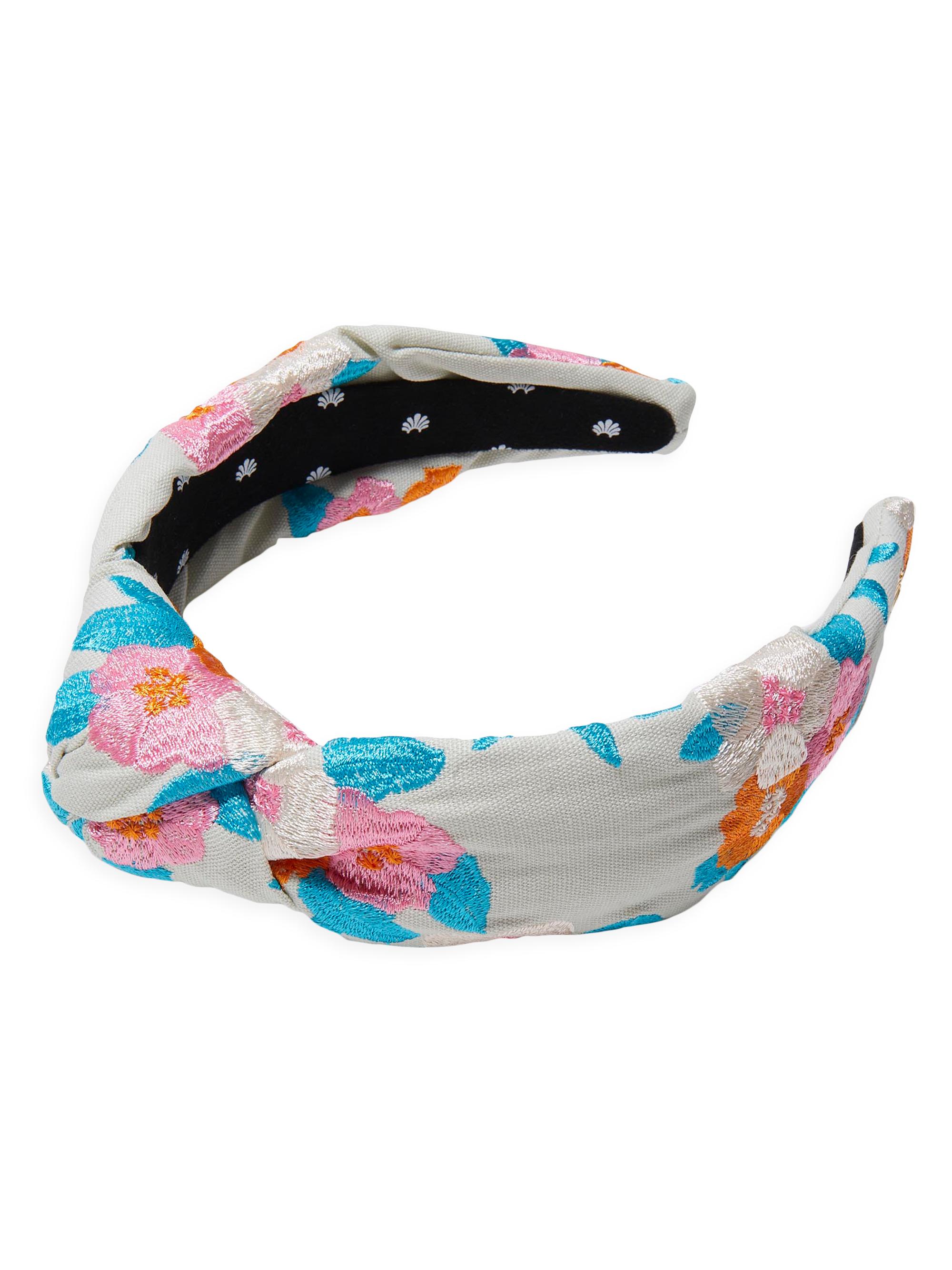 Lele Sadoughi Women's Knotted Floral Bouquet Embroidered Headband - Floral Bouquet
