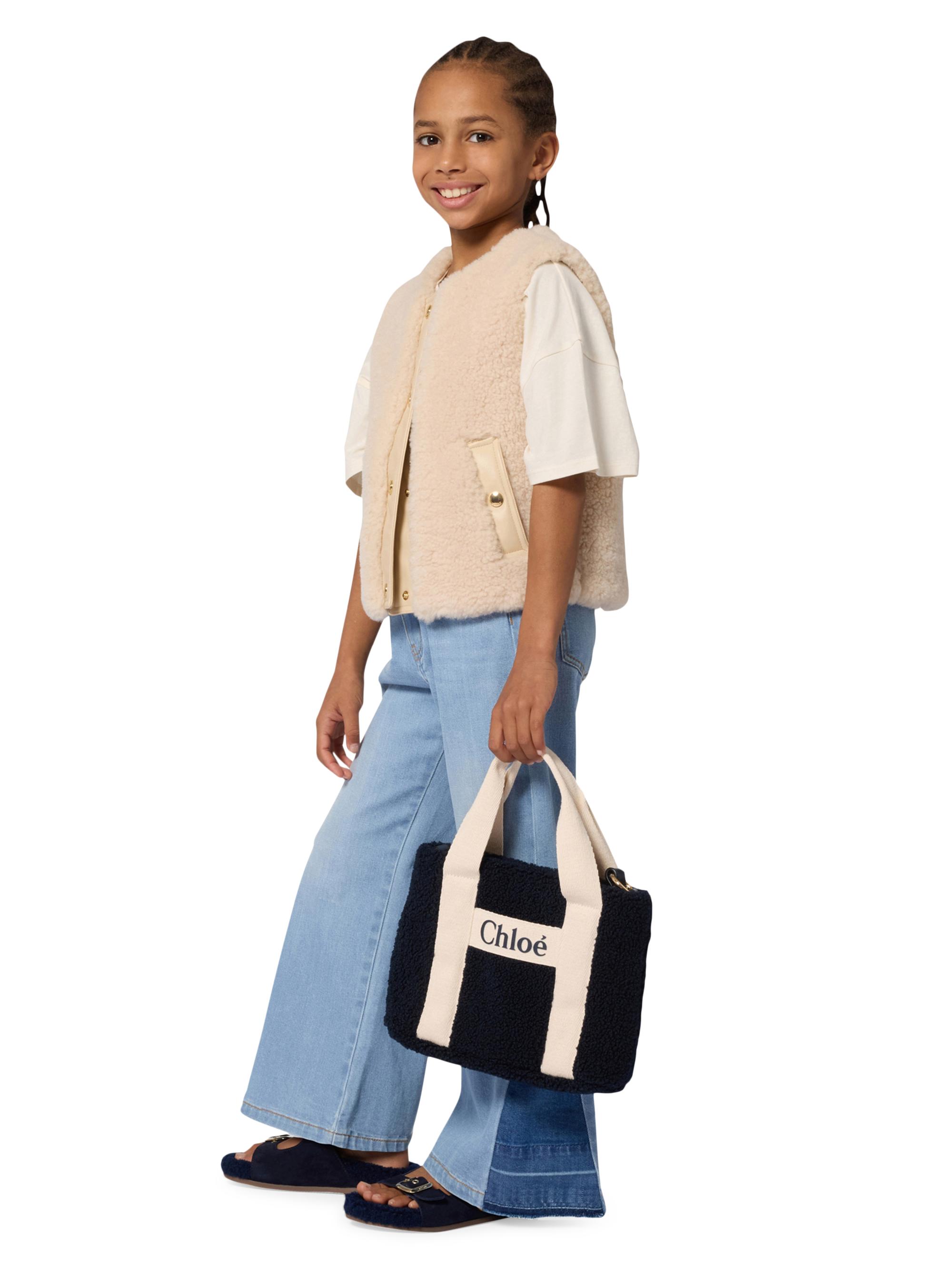 Chloé Girl's Logo Basket Tote Bag | Saks Fifth Avenue