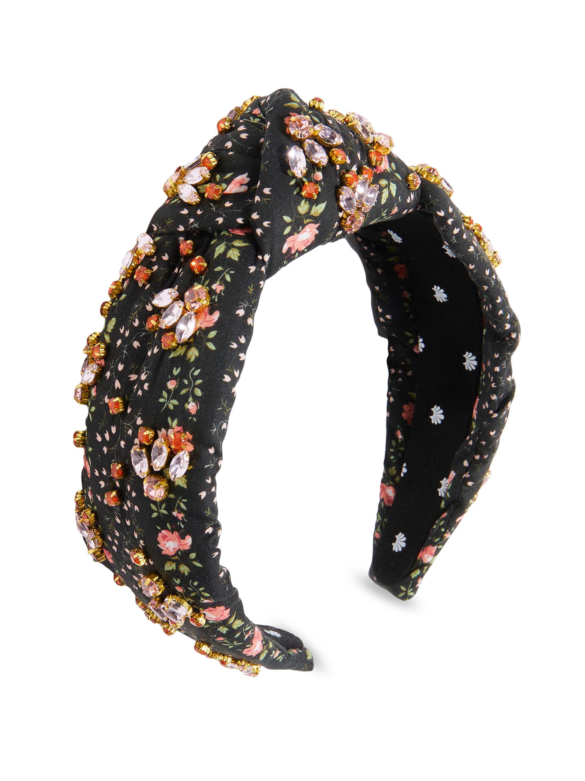 Lele Sadoughi Women's Knotted Liberty Floral-Embellished Headband - Evie Stripe